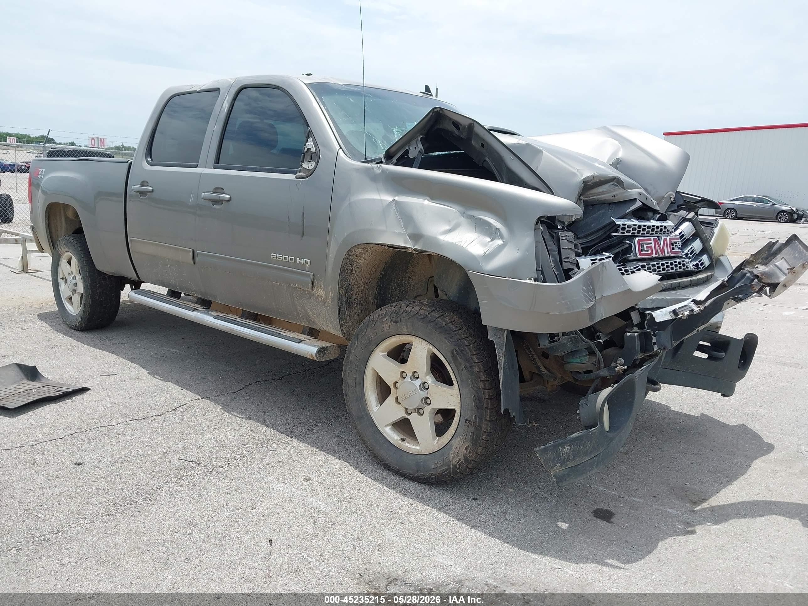 2013 Gmc Sierra 2500hd Slt Gray vin: 1GT121EG0DF114576