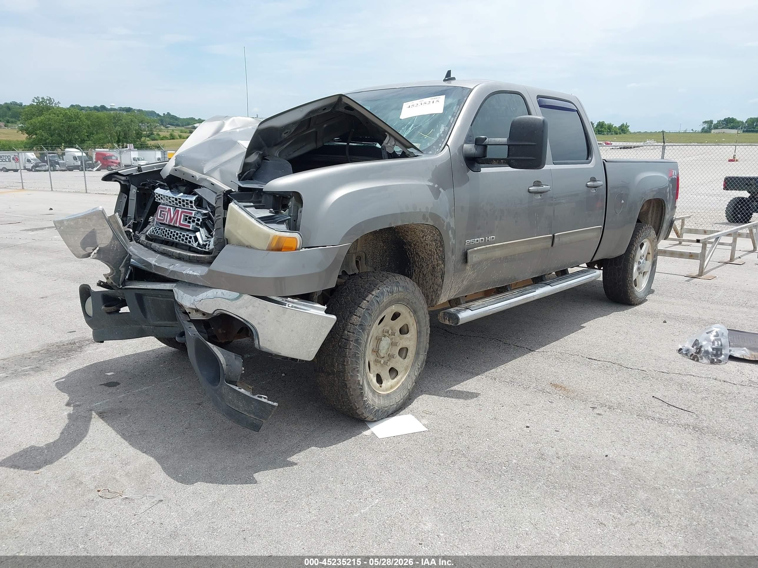 2013 Gmc Sierra 2500hd Slt Gray vin: 1GT121EG0DF114576