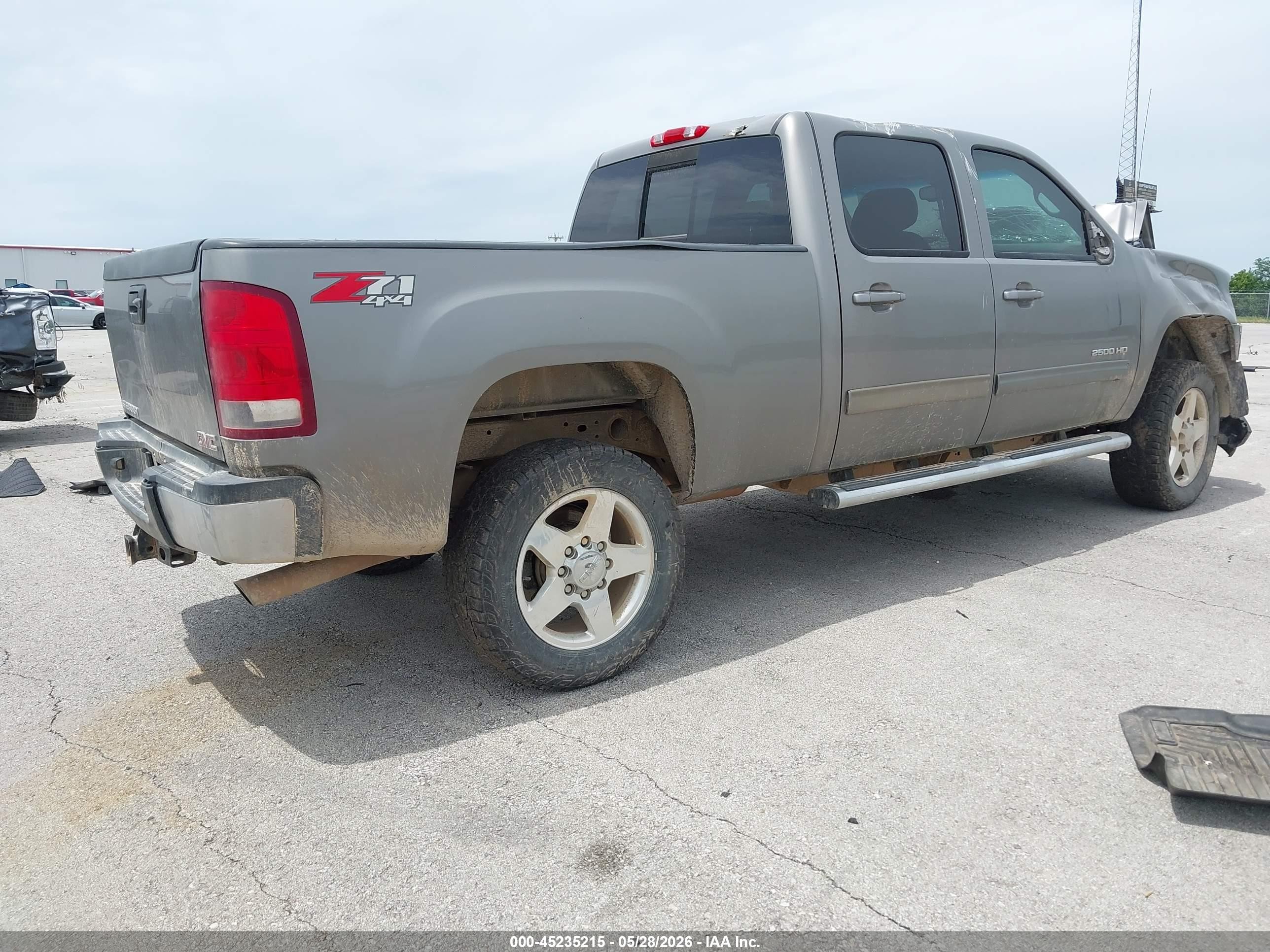 2013 Gmc Sierra 2500hd Slt Gray vin: 1GT121EG0DF114576