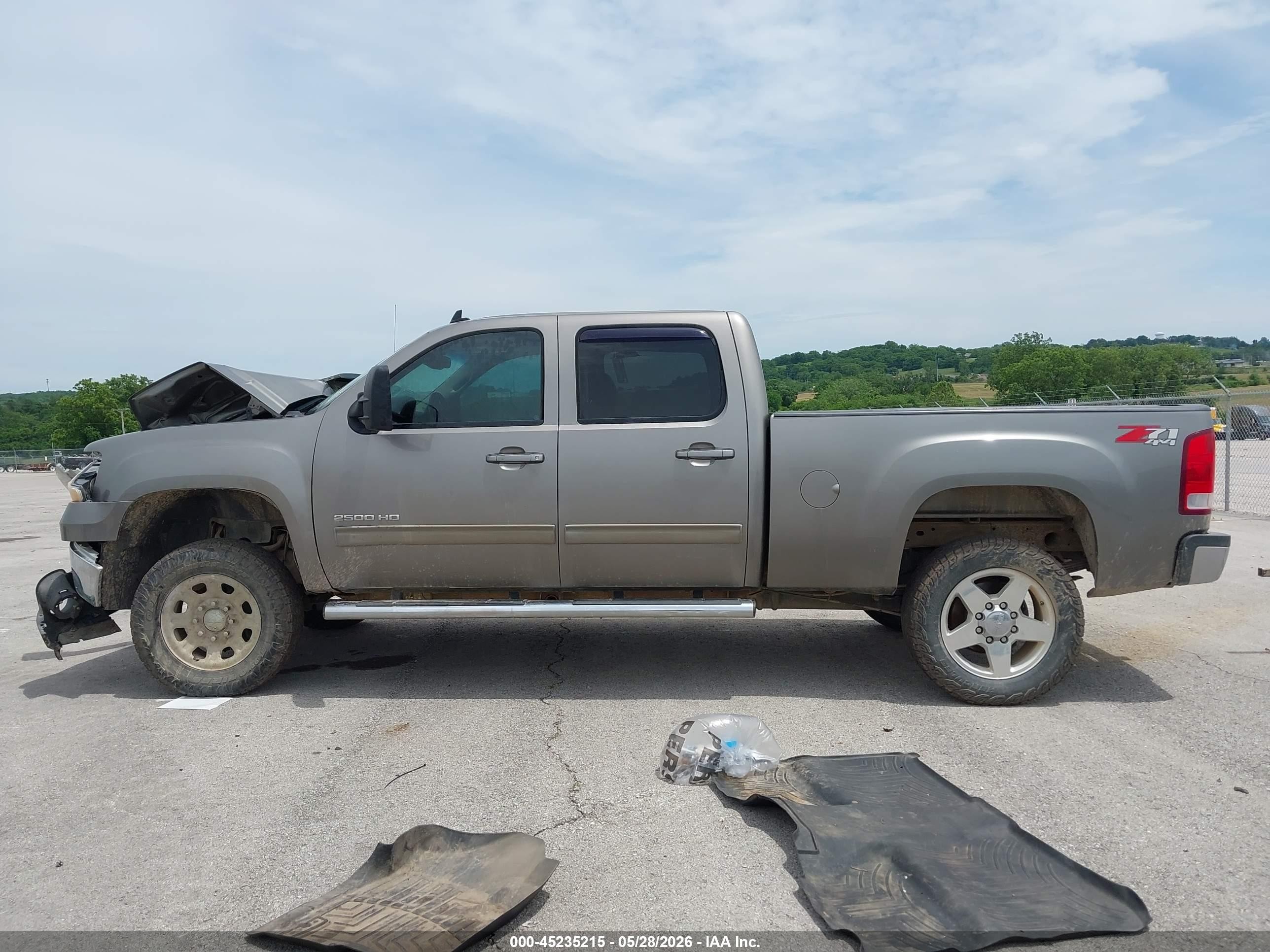 2013 Gmc Sierra 2500hd Slt Gray vin: 1GT121EG0DF114576