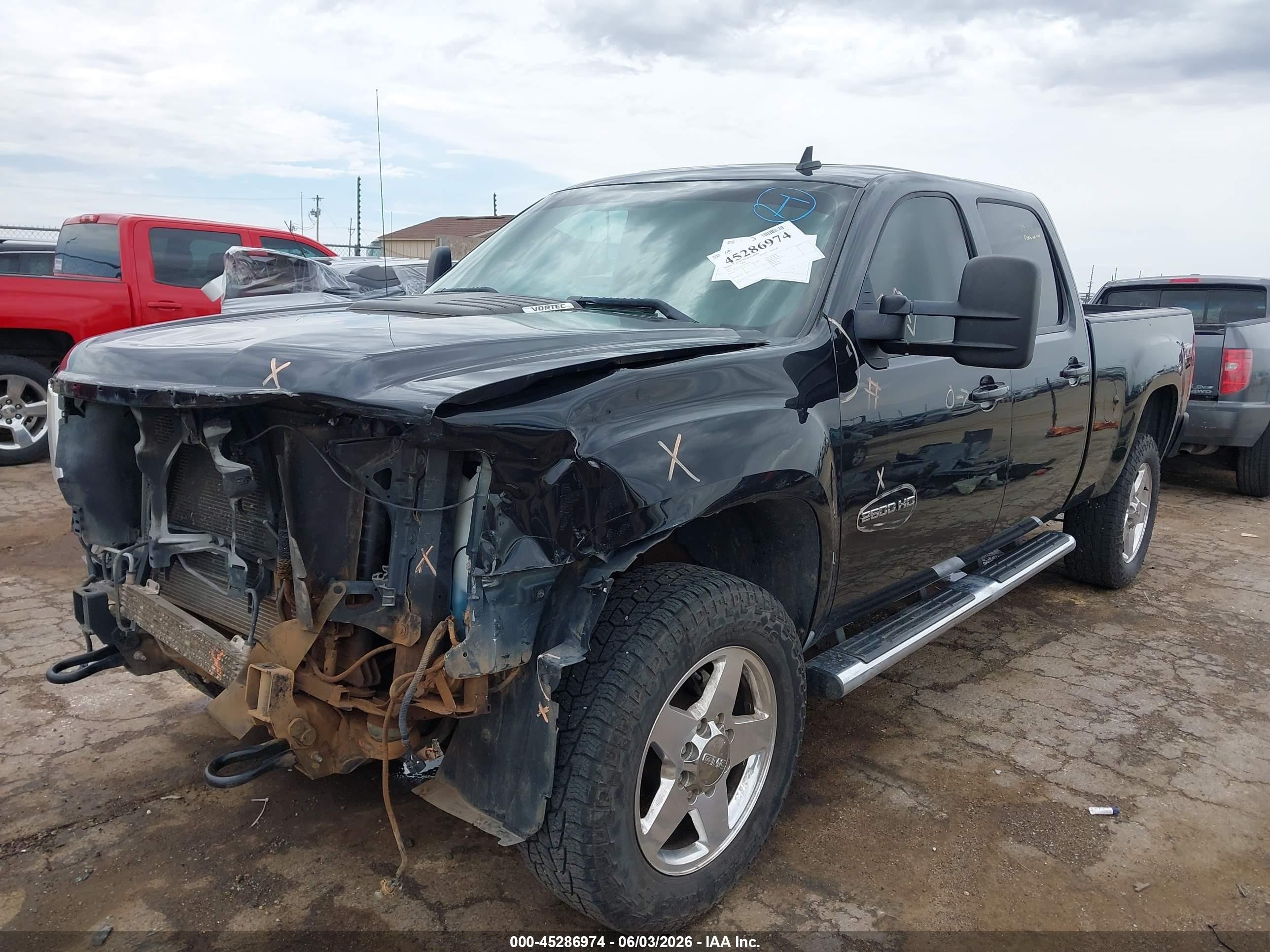 2012 Gmc Sierra 2500hd Slt Black vin: 1GT121EG5CF204191