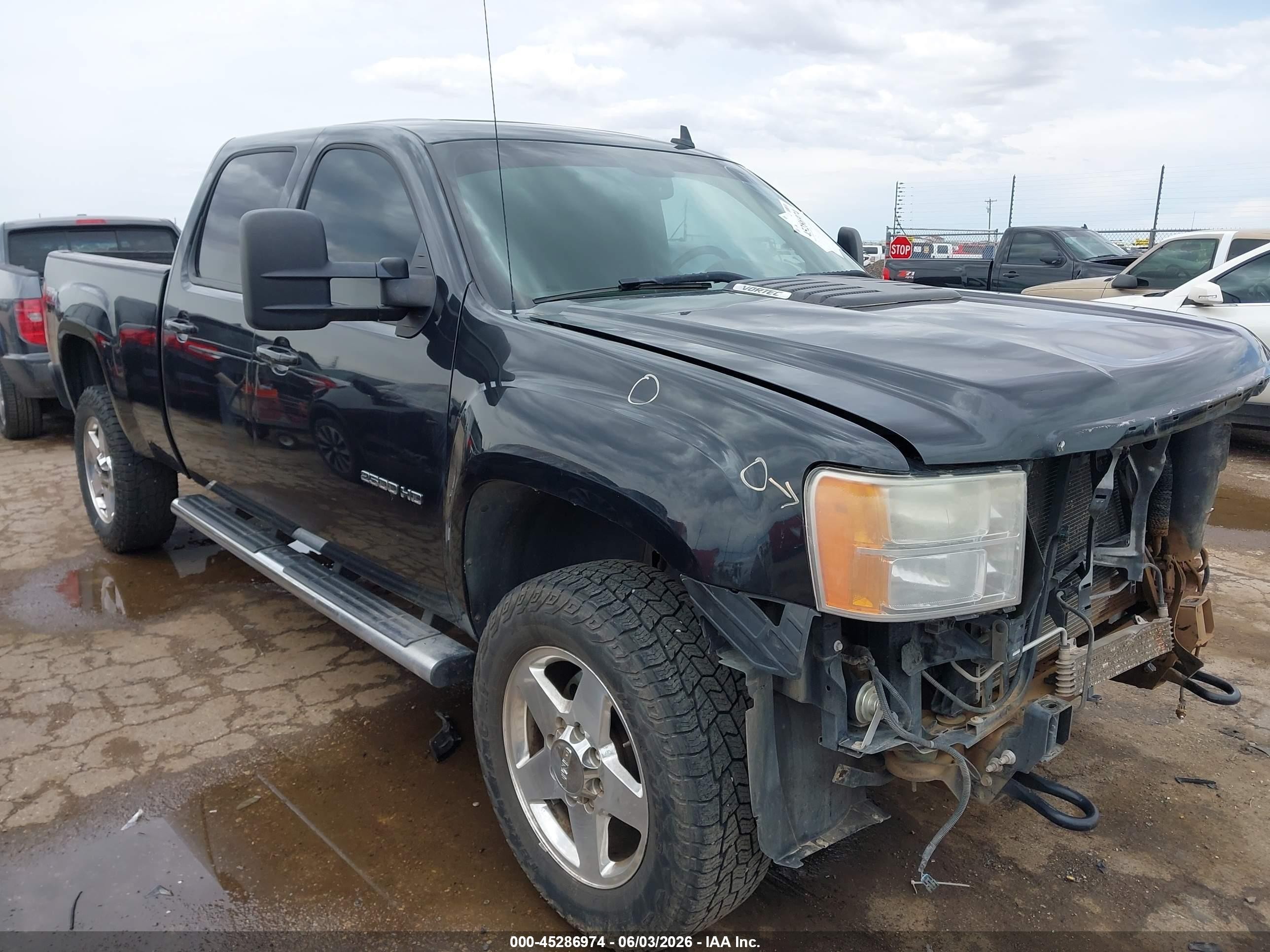 2012 Gmc Sierra 2500hd Slt Black vin: 1GT121EG5CF204191