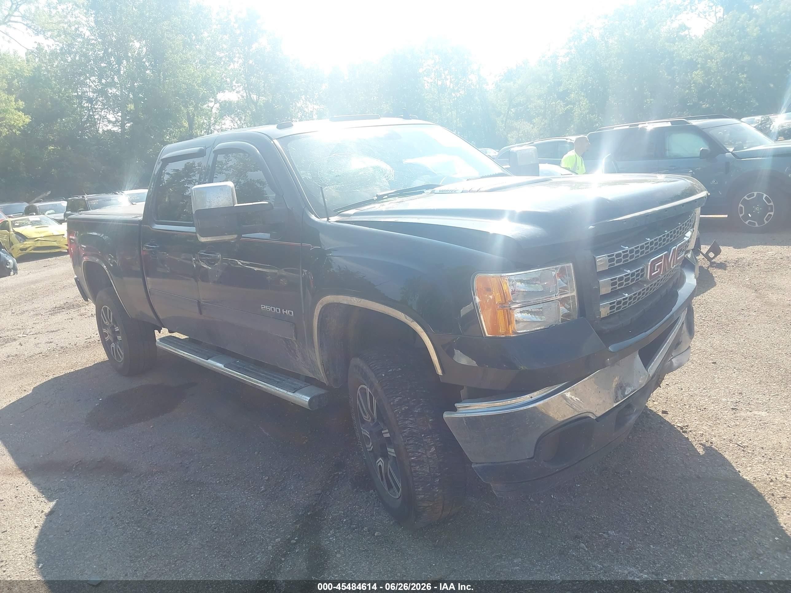 2012 Gmc Sierra 2500hd Slt Black vin: 1GT121EG7CF209313
