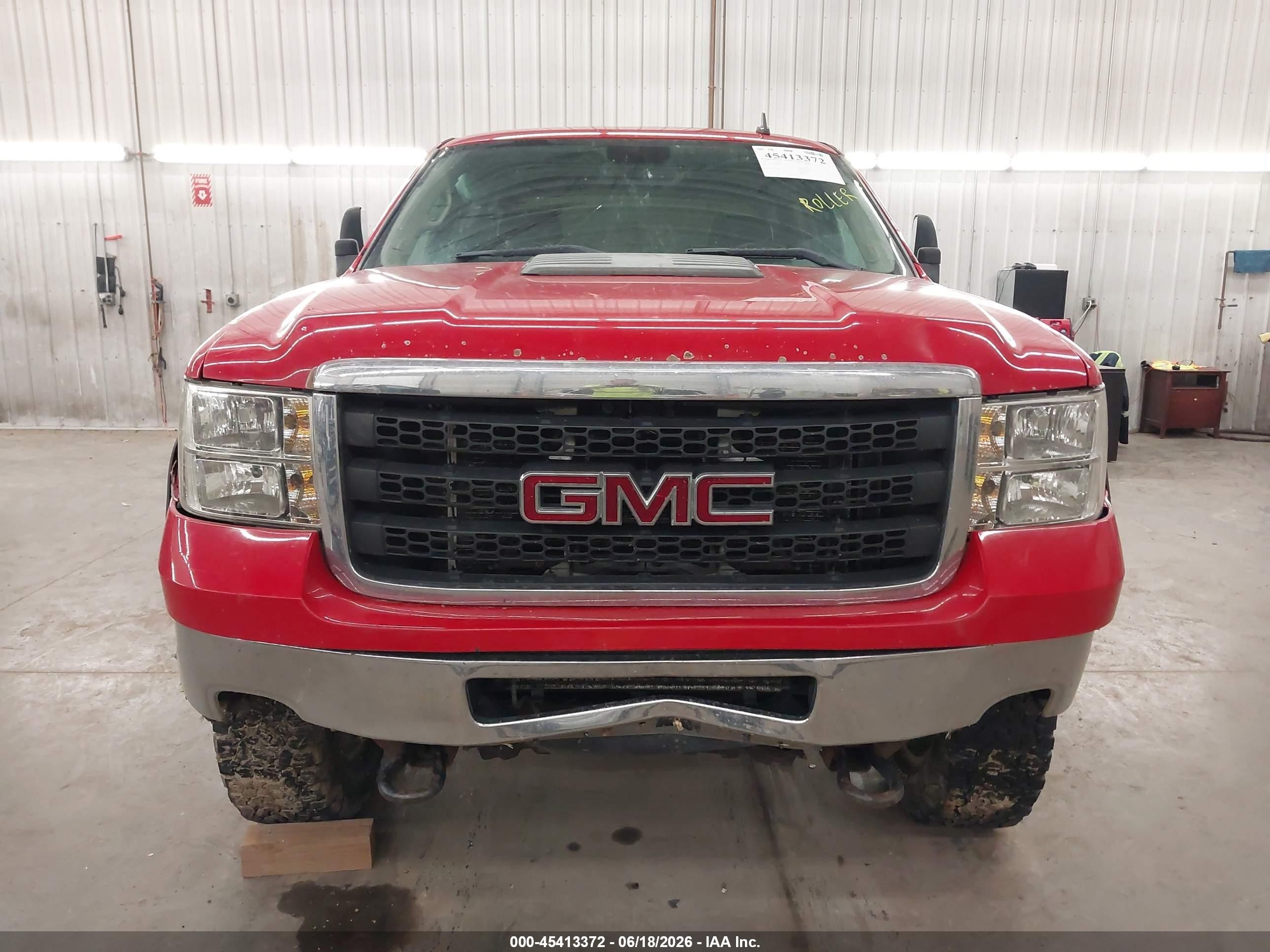 2012 Gmc Sierra 2500hd Slt Red vin: 1GT121EG8CF125811