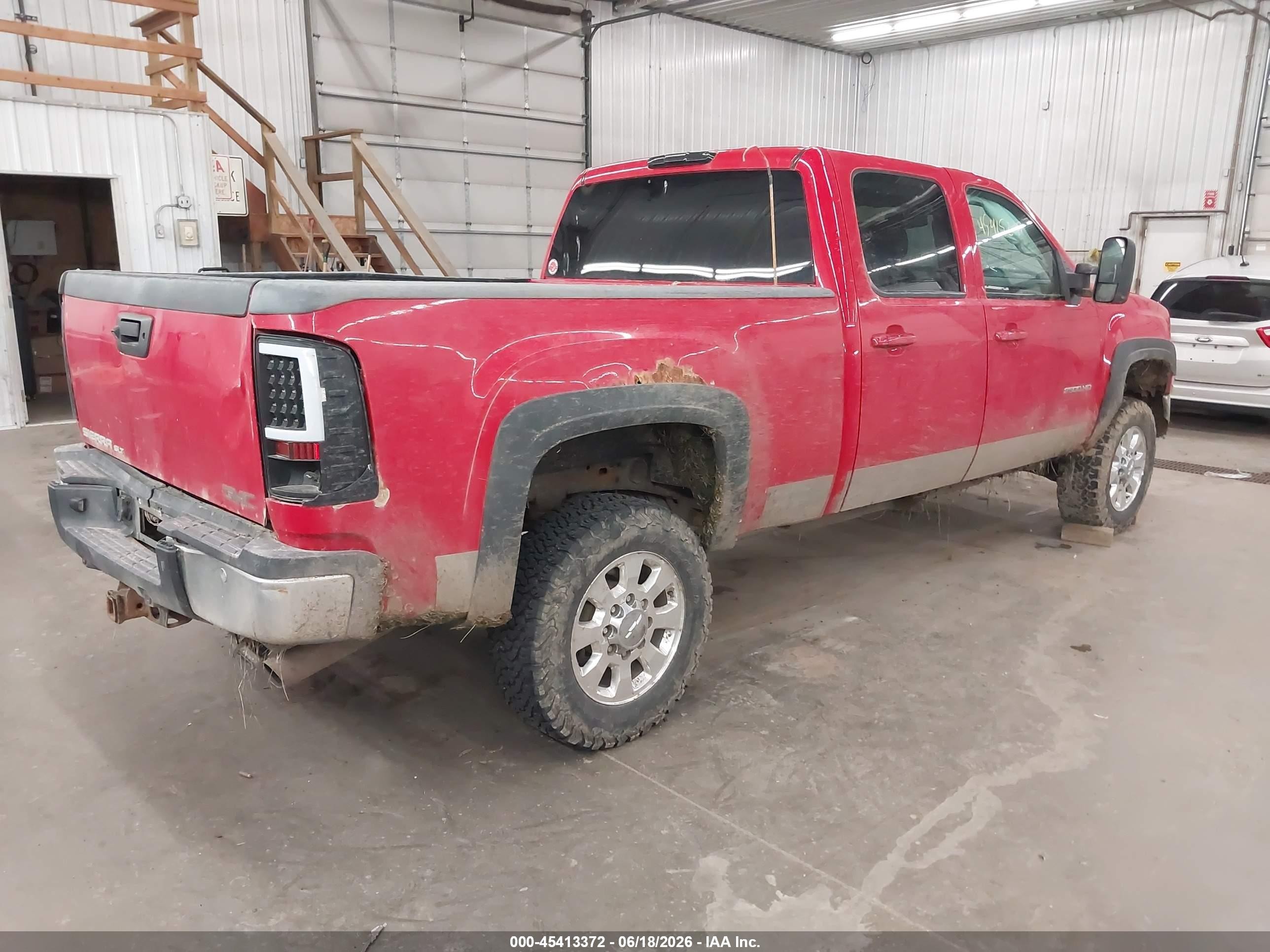 2012 Gmc Sierra 2500hd Slt Red vin: 1GT121EG8CF125811