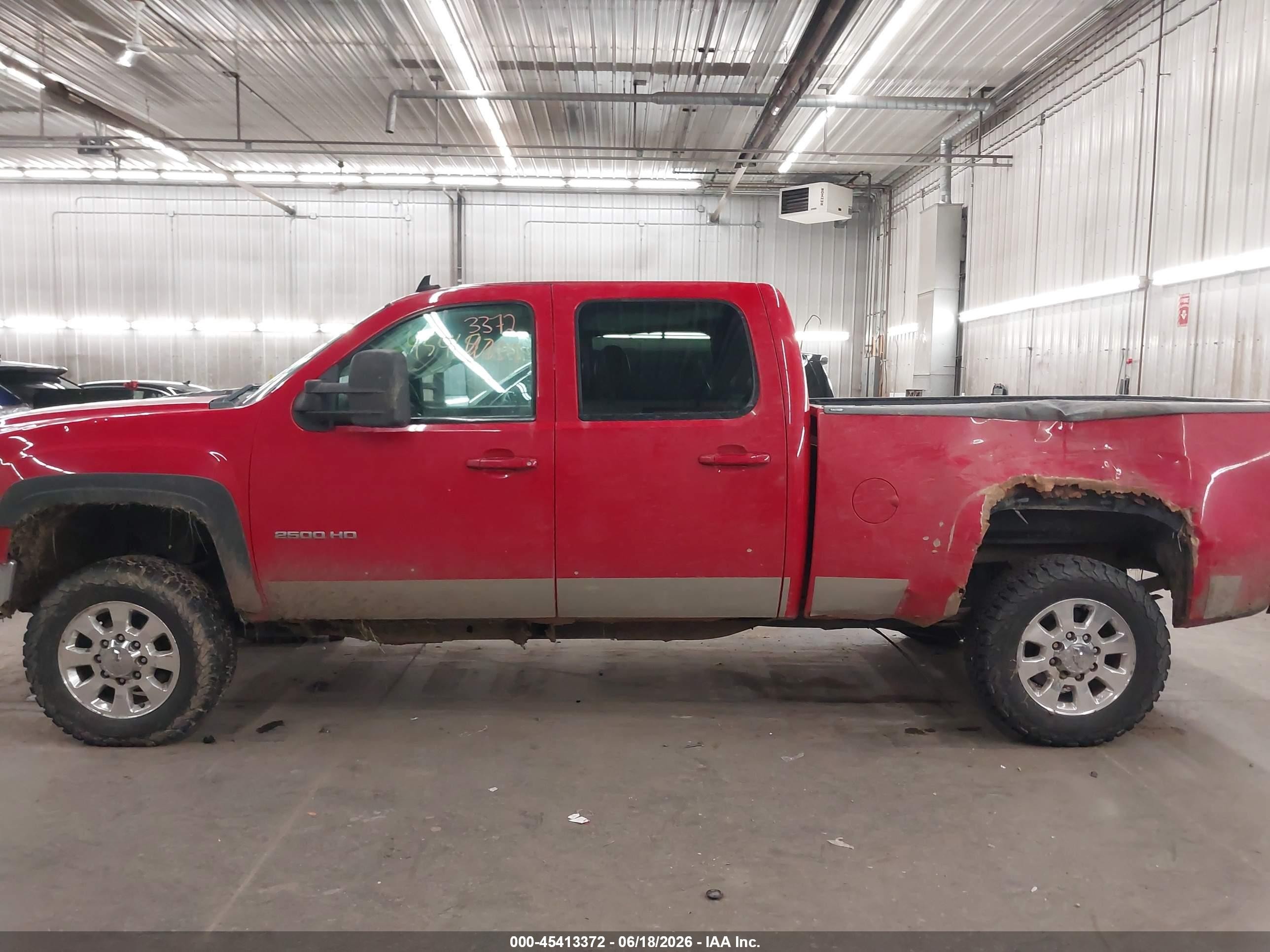 2012 Gmc Sierra 2500hd Slt Red vin: 1GT121EG8CF125811