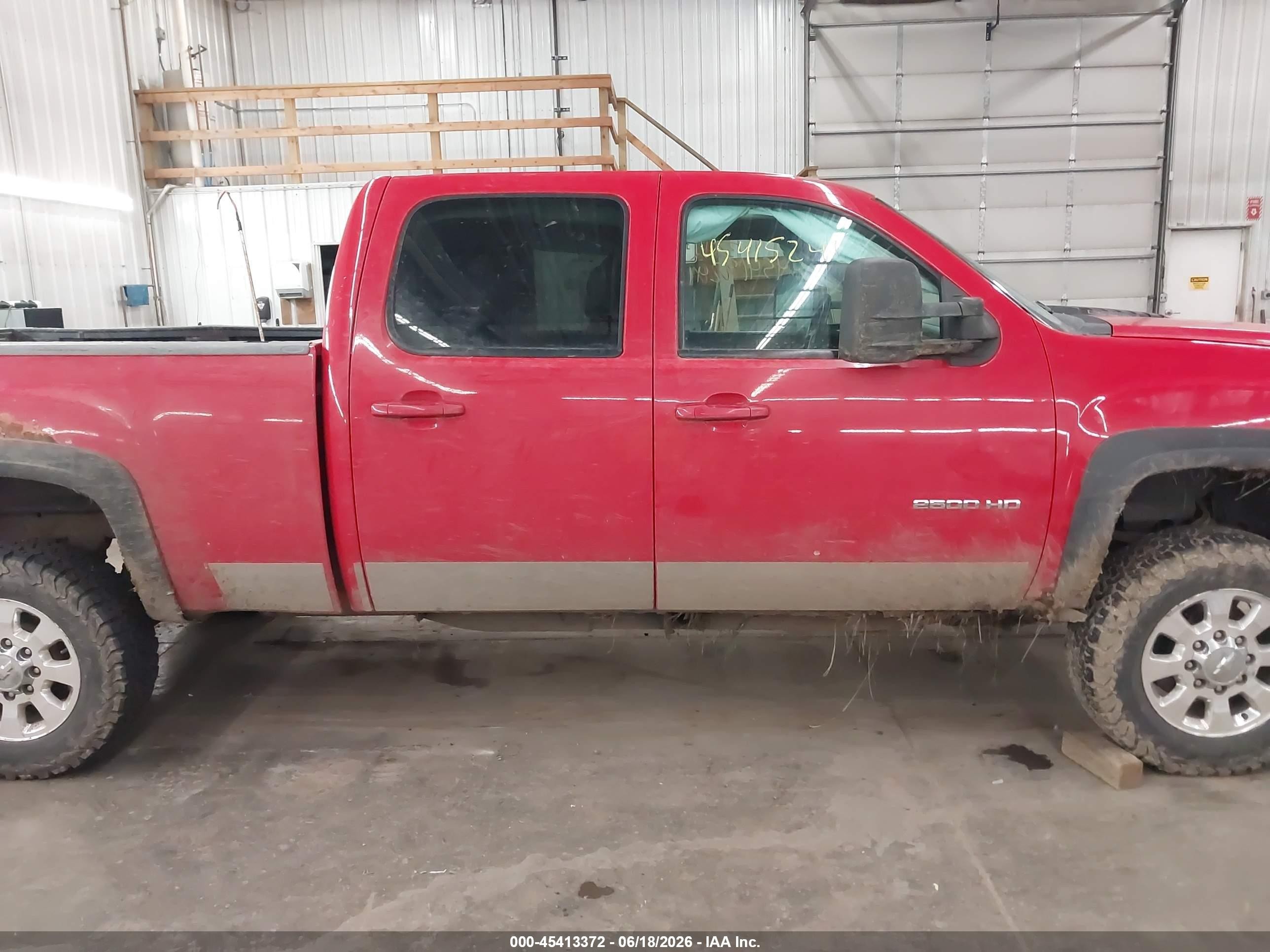 2012 Gmc Sierra 2500hd Slt Red vin: 1GT121EG8CF125811