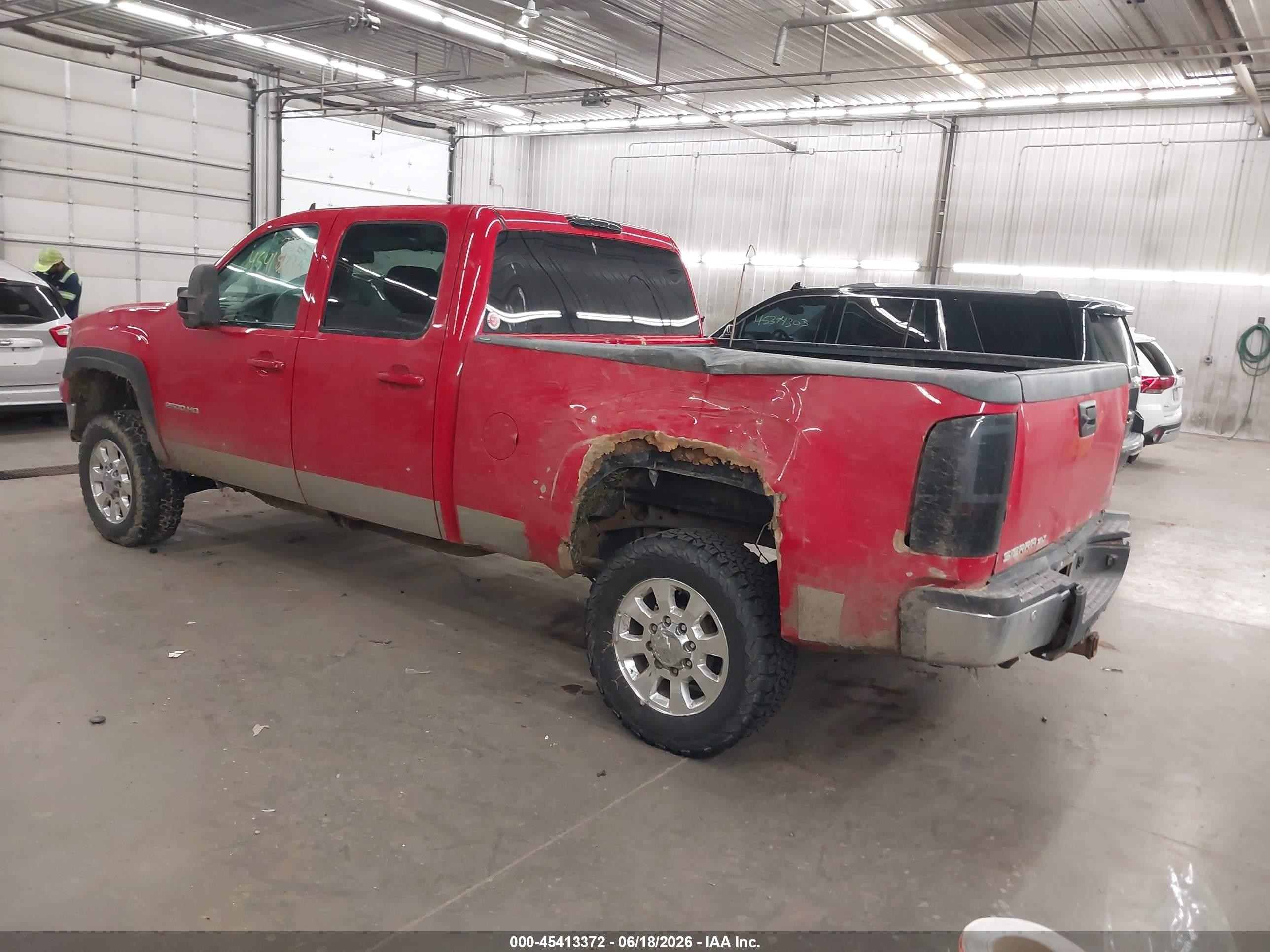 2012 Gmc Sierra 2500hd Slt Red vin: 1GT121EG8CF125811