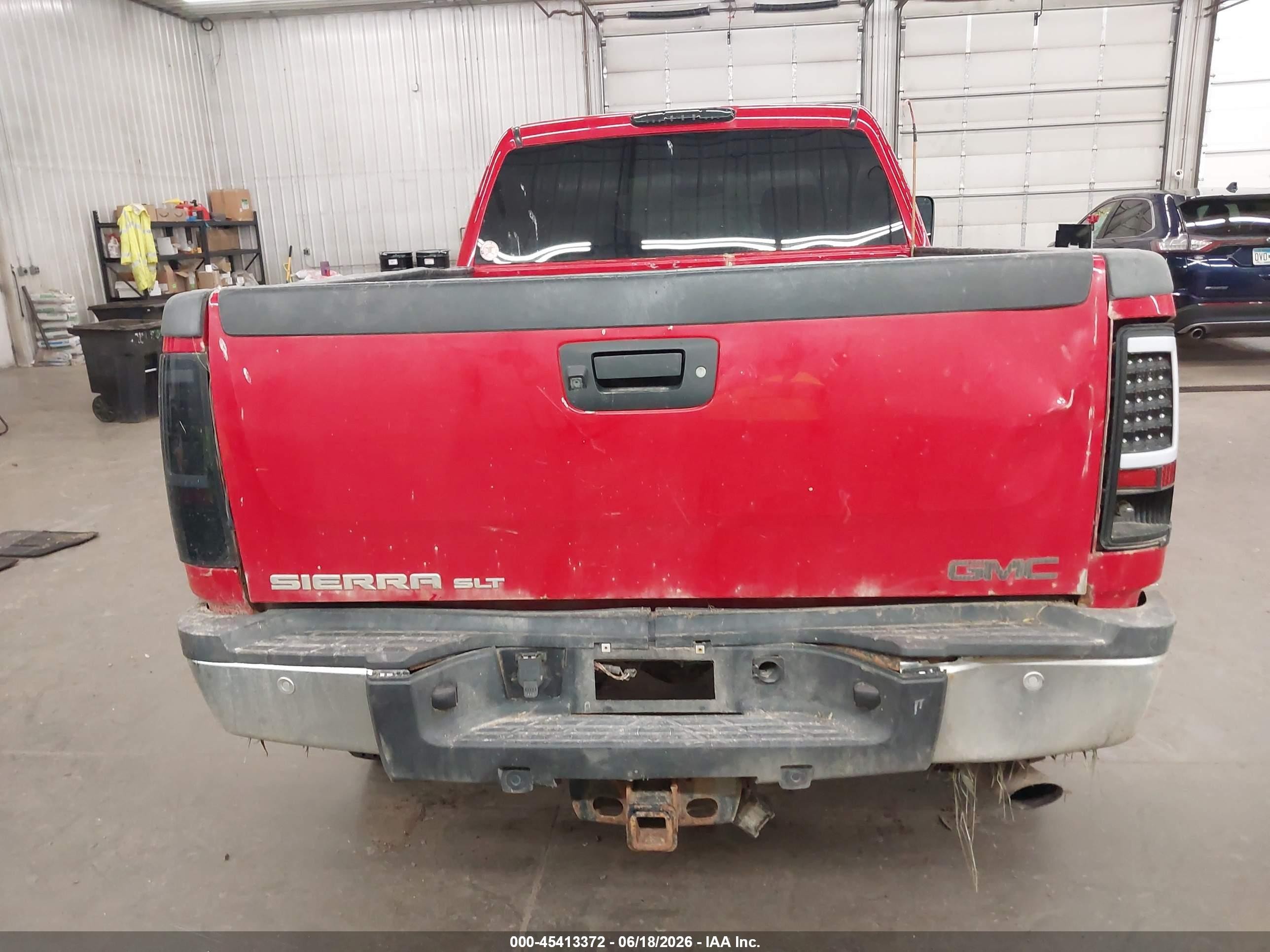 2012 Gmc Sierra 2500hd Slt Red vin: 1GT121EG8CF125811