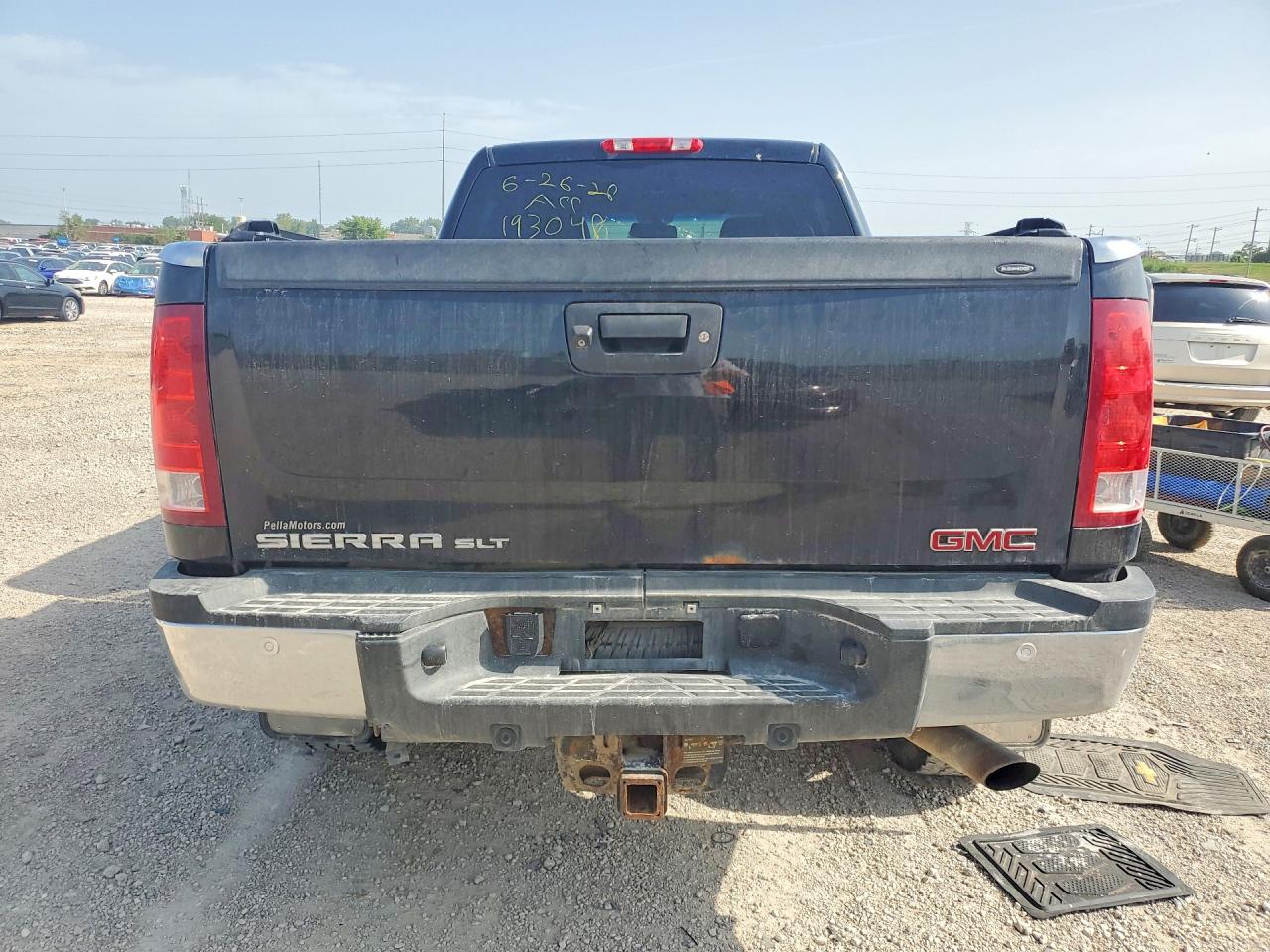 2012 Gmc Sierra K2500 Slt Black vin: 1GT121EG9CF193048