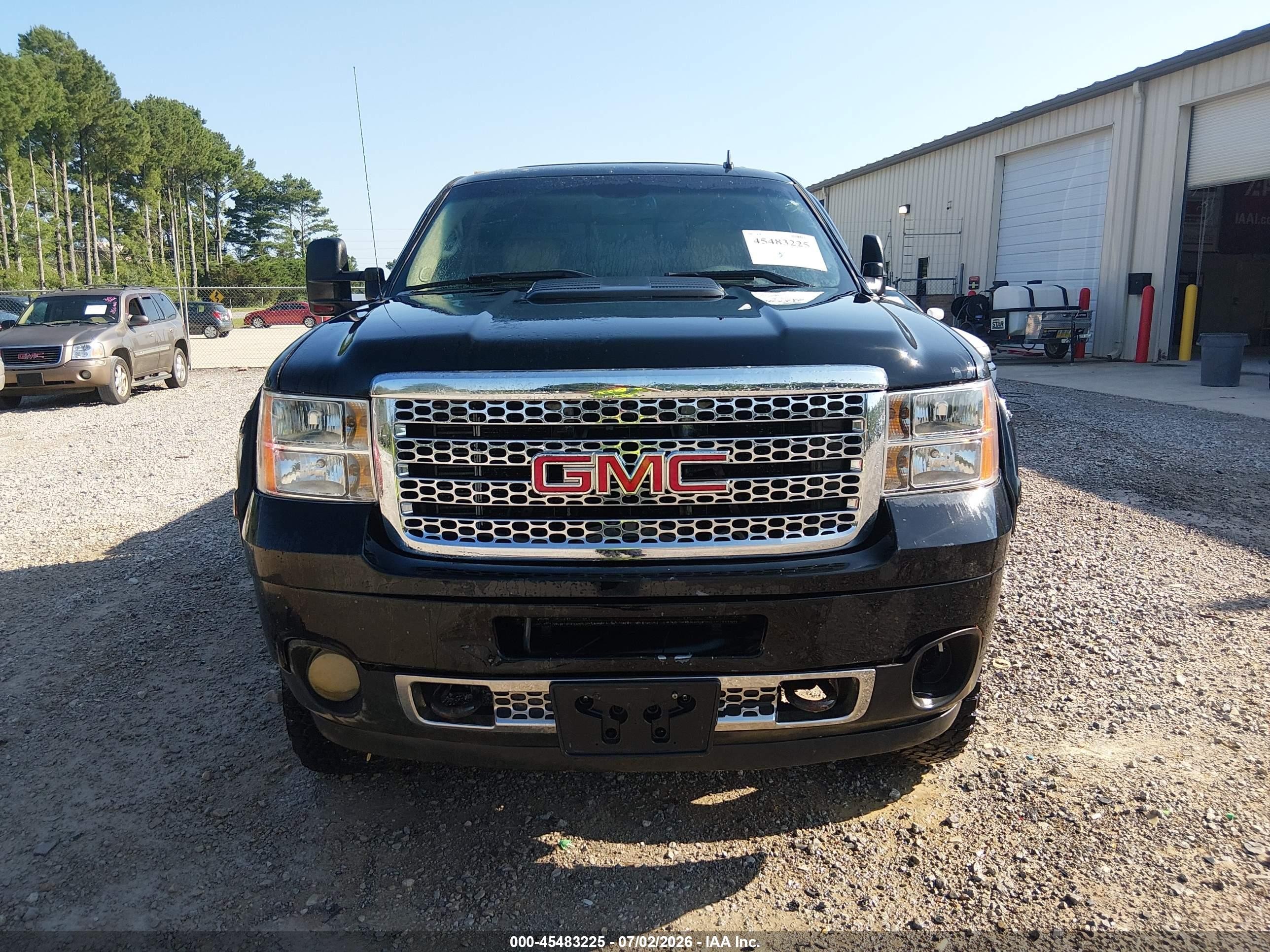 2011 Gmc Sierra 2500hd Denali Black vin: 1GT125C82BF183592