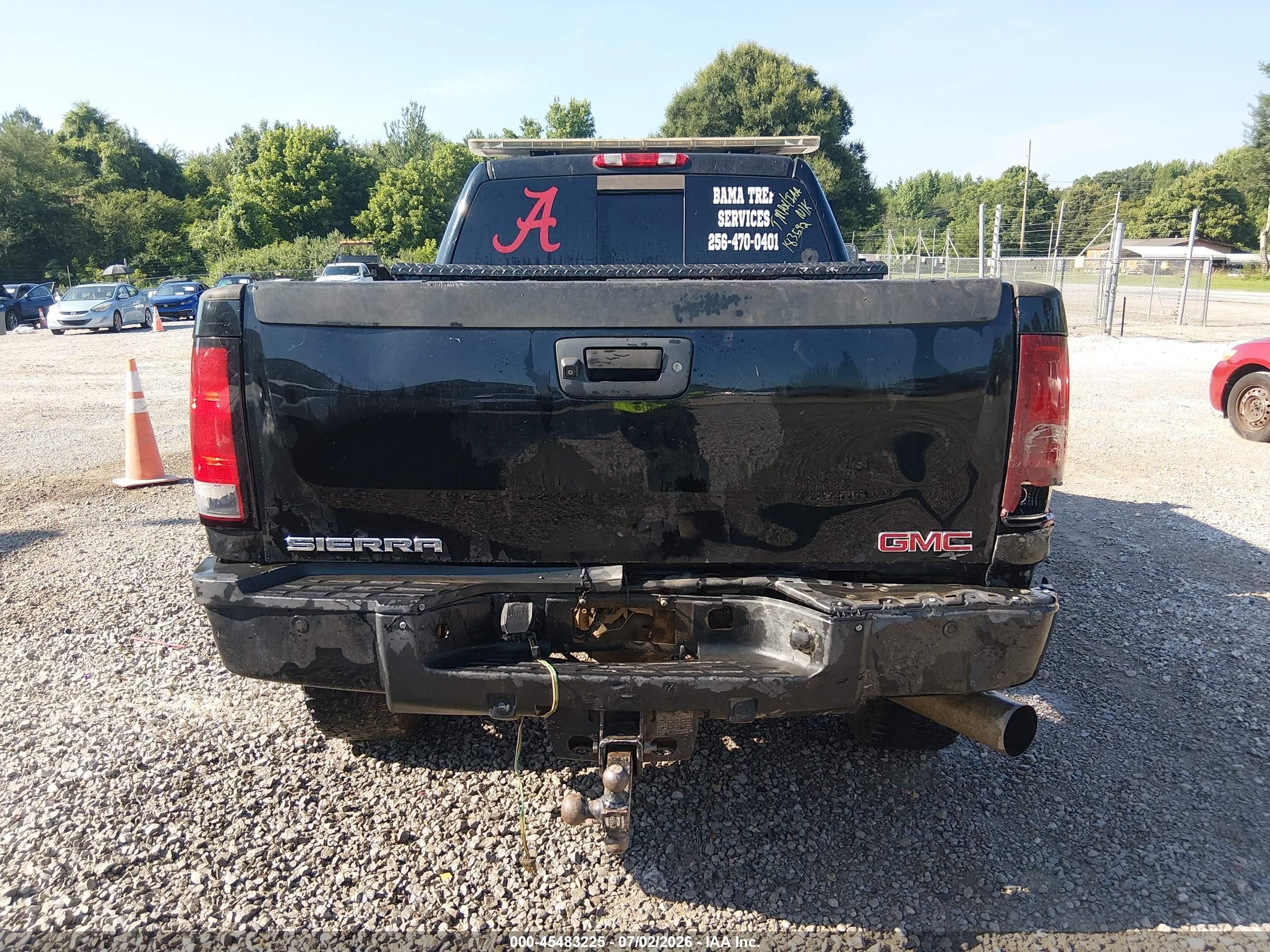 2011 Gmc Sierra 2500hd Denali Black vin: 1GT125C82BF183592