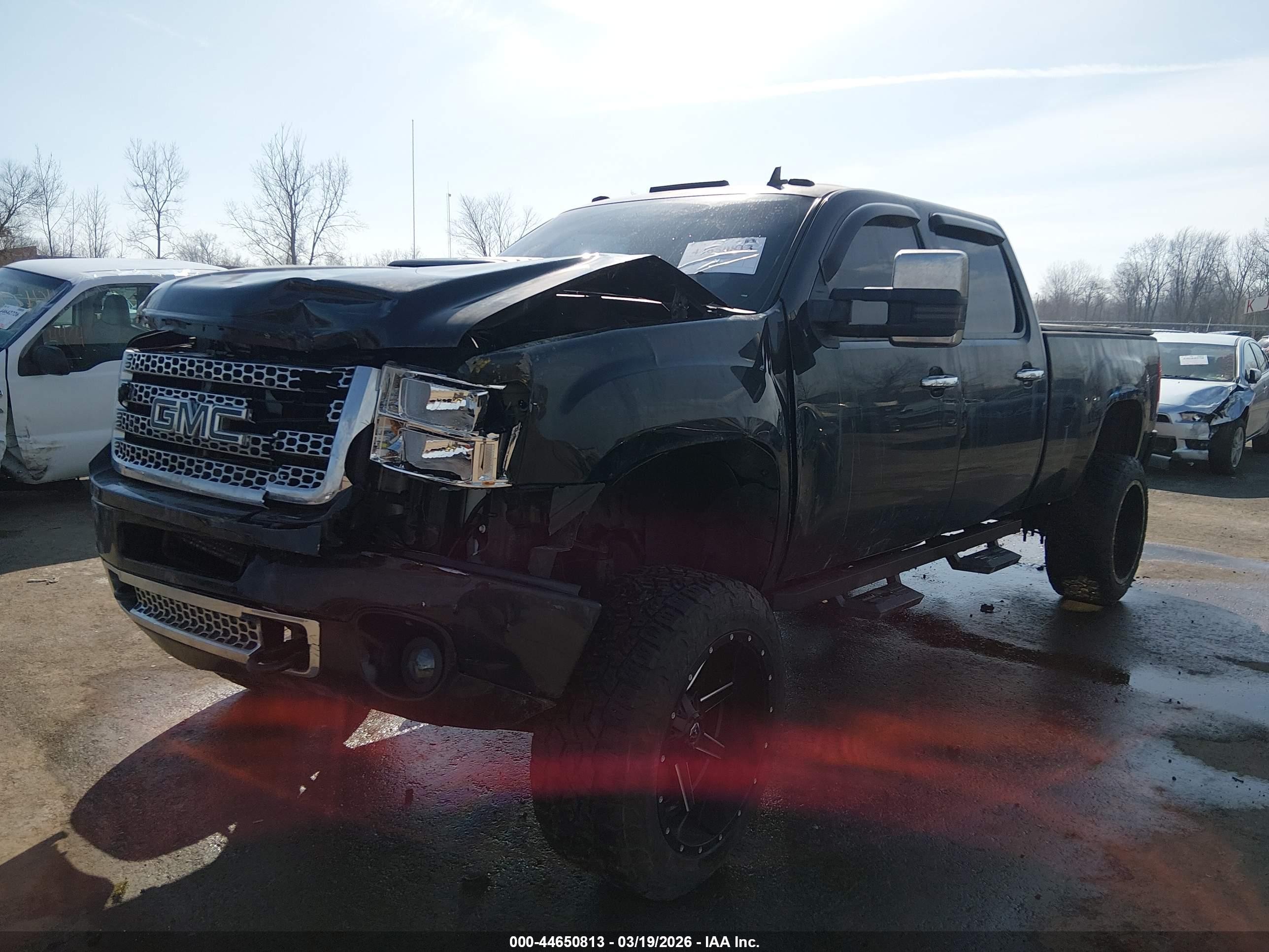 2011 Gmc Sierra 2500hd Denali Black vin: 1GT125C83BF143070