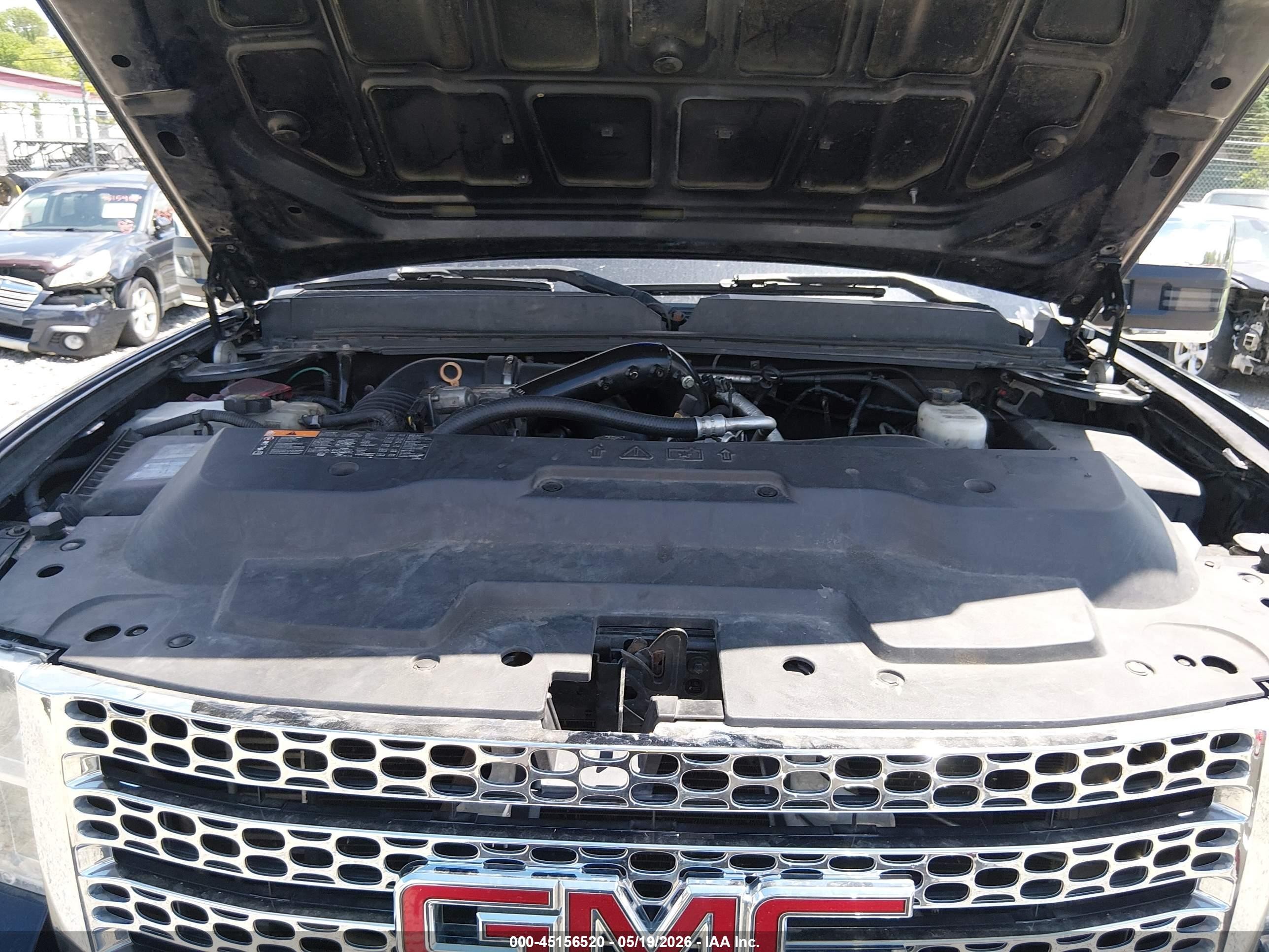 2011 Gmc Sierra 2500hd Denali Black vin: 1GT125C86BF143595