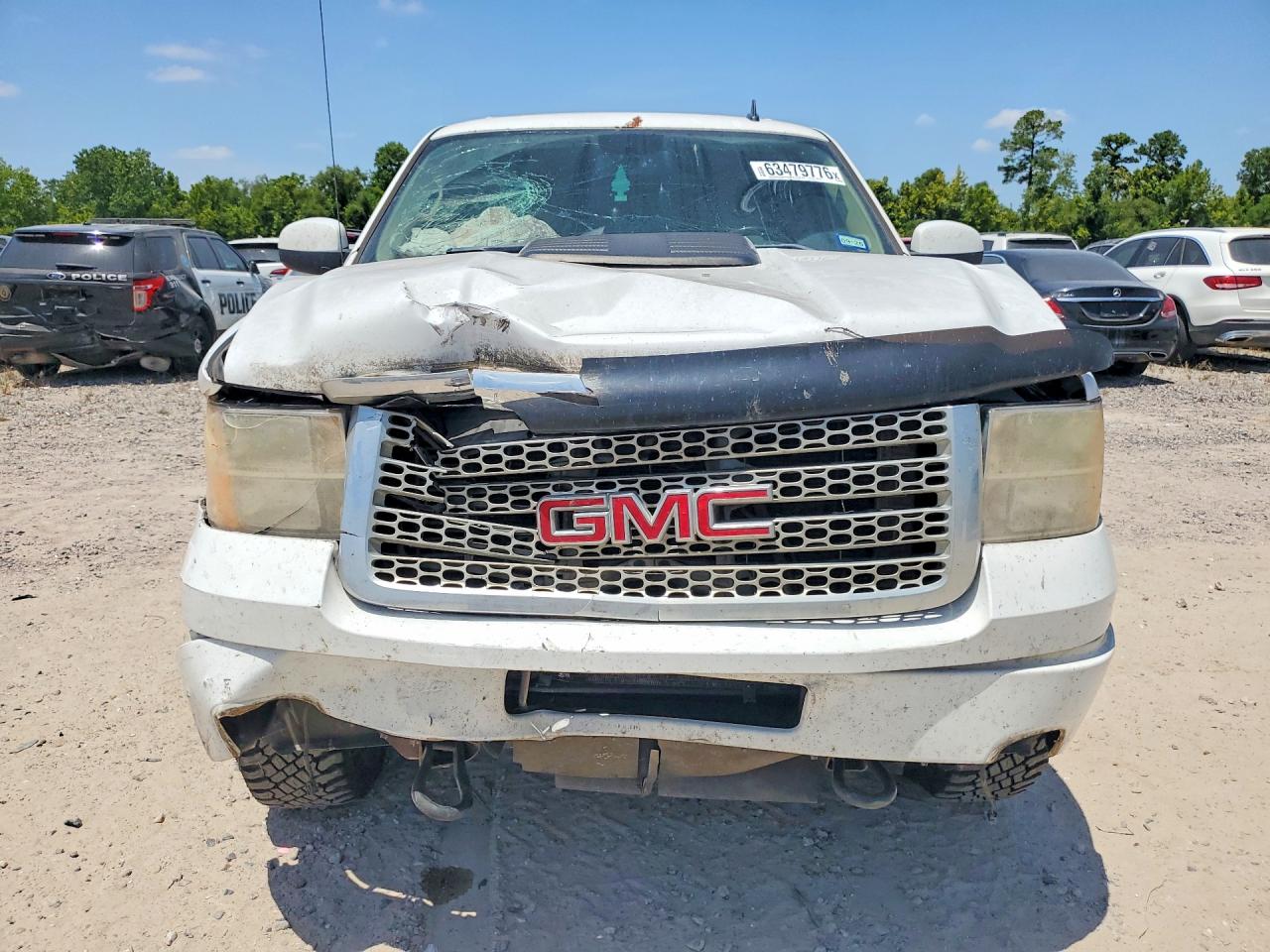 2011 Gmc Sierra K2500 Denali White vin: 1GT125C8XBF264744