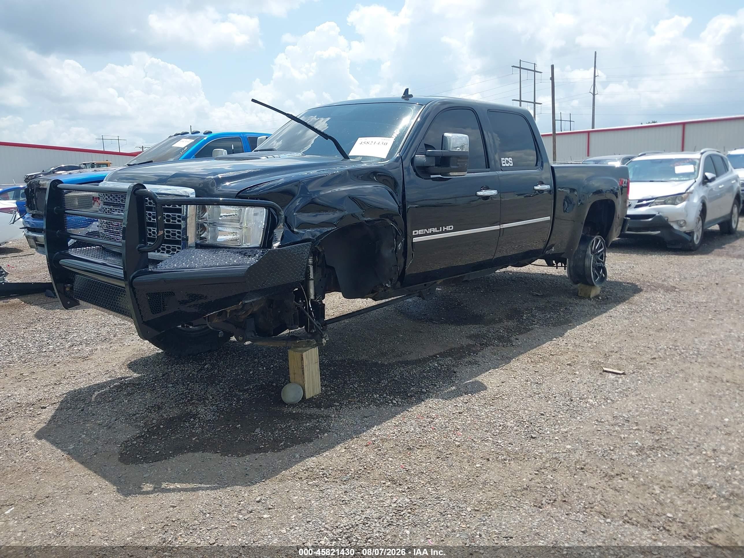 2012 Gmc Sierra 2500hd Denali Blue vin: 1GT125E80CF150895