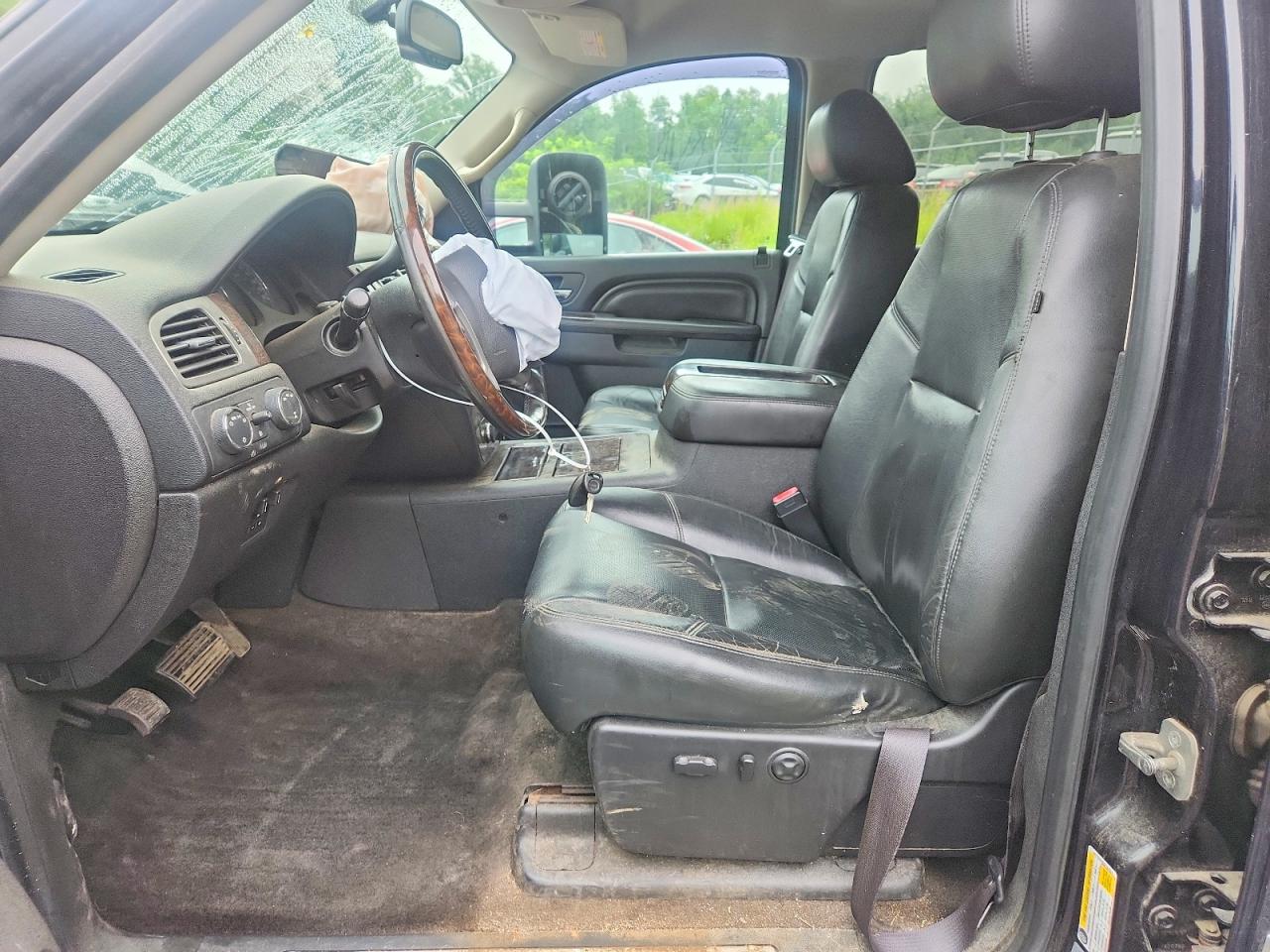 2012 Gmc Sierra K2500 Denali Black vin: 1GT125E82CF167651