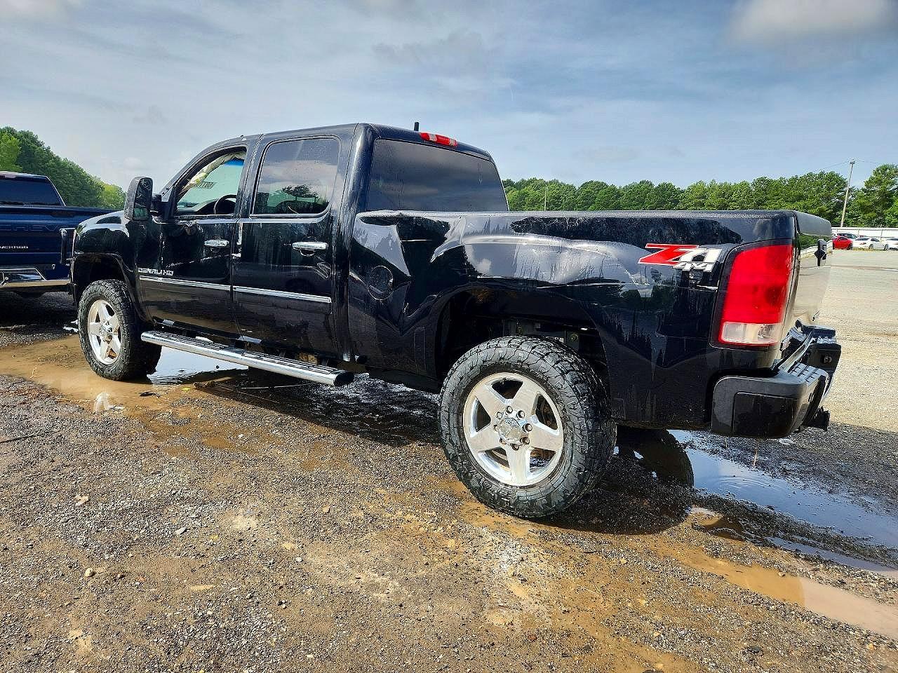 2012 Gmc Sierra K2500 Denali Черный vin: 1GT125E84CF107502