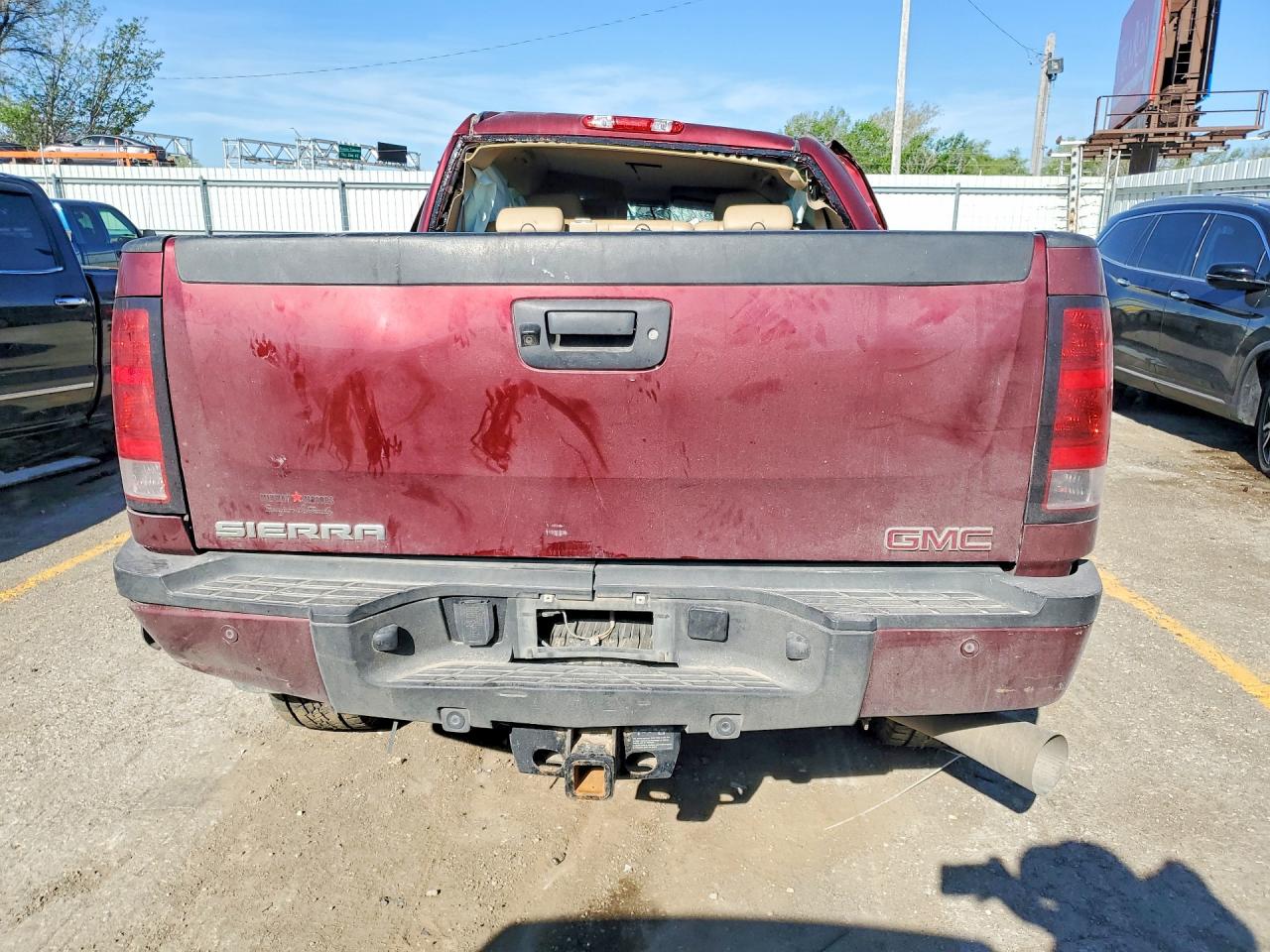 2013 Gmc Sierra K2500 Denali Burgundy vin: 1GT125E84DF211280