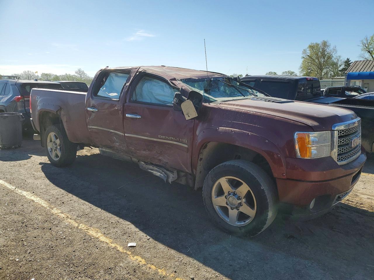 2013 Gmc Sierra K2500 Denali Burgundy vin: 1GT125E84DF211280