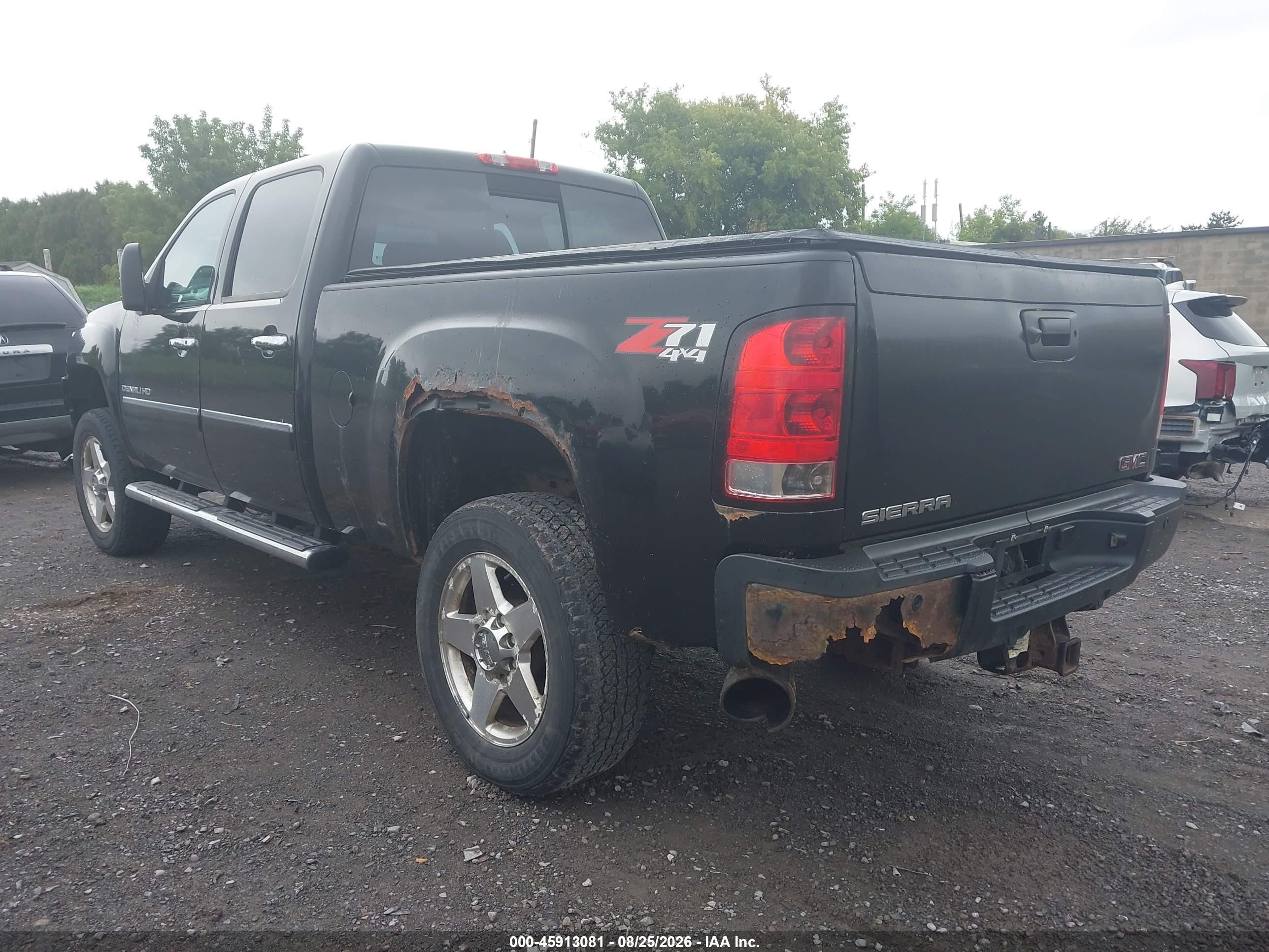 2014 Gmc Sierra 2500hd Denali Черный vin: 1GT125E85EF147056