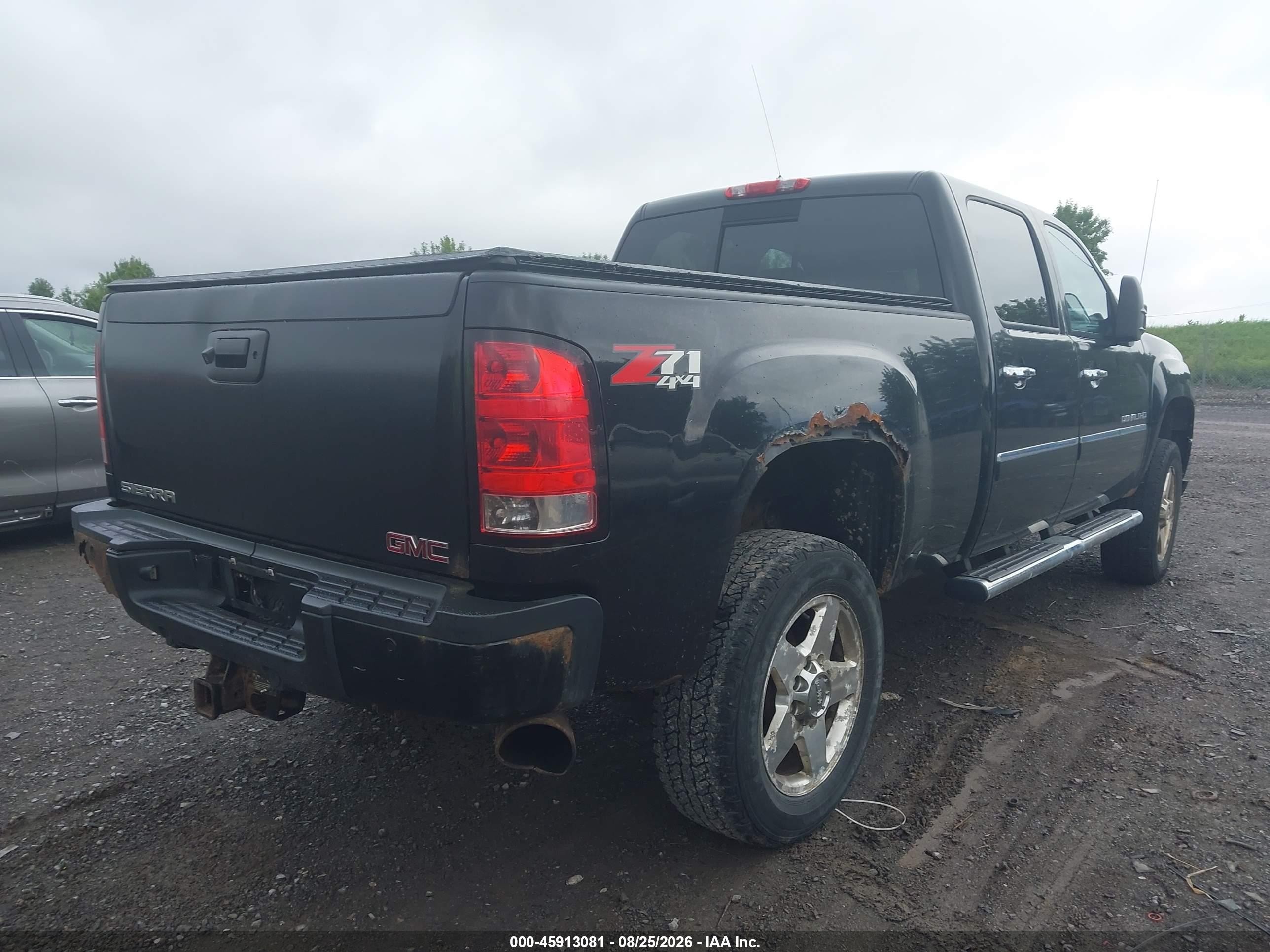 2014 Gmc Sierra 2500hd Denali Черный vin: 1GT125E85EF147056