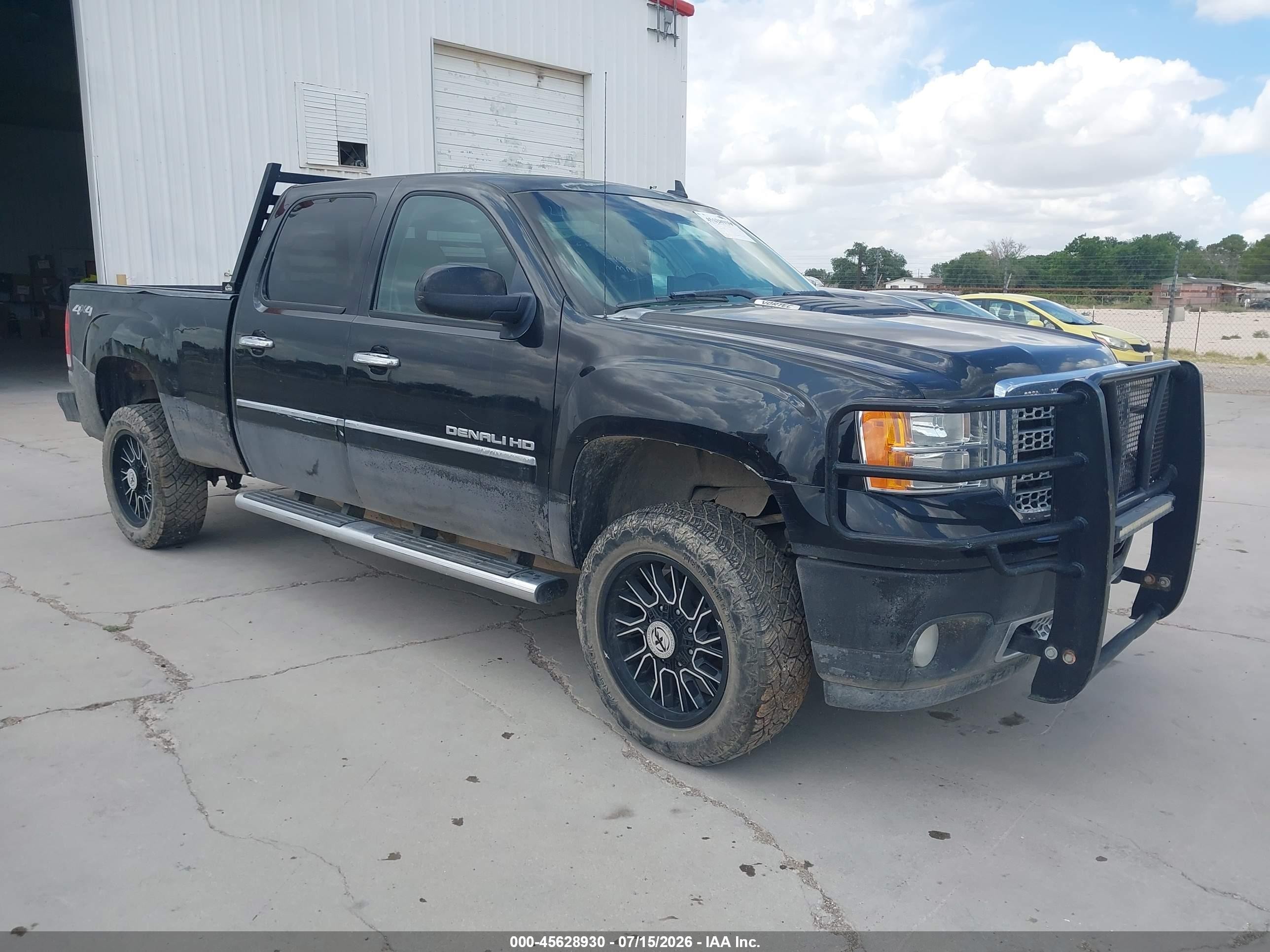 2012 Gmc Sierra 2500hd Denali Black vin: 1GT125EG3CF192050