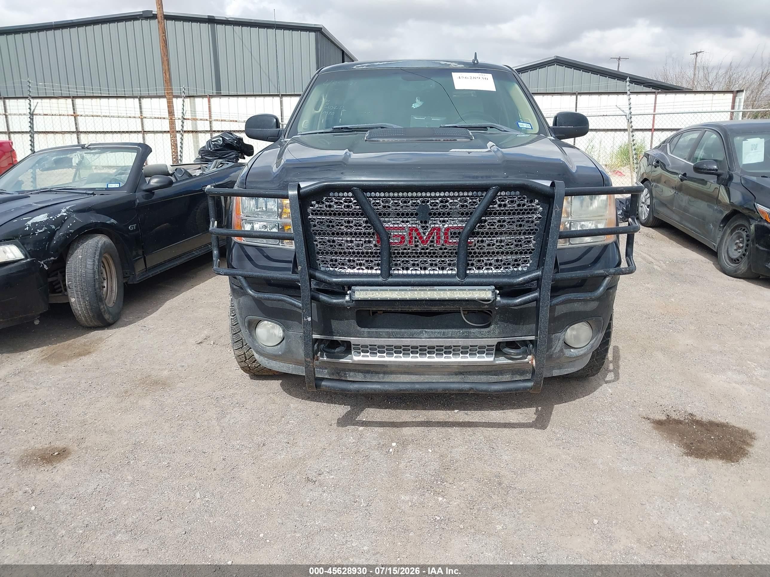 2012 Gmc Sierra 2500hd Denali Black vin: 1GT125EG3CF192050