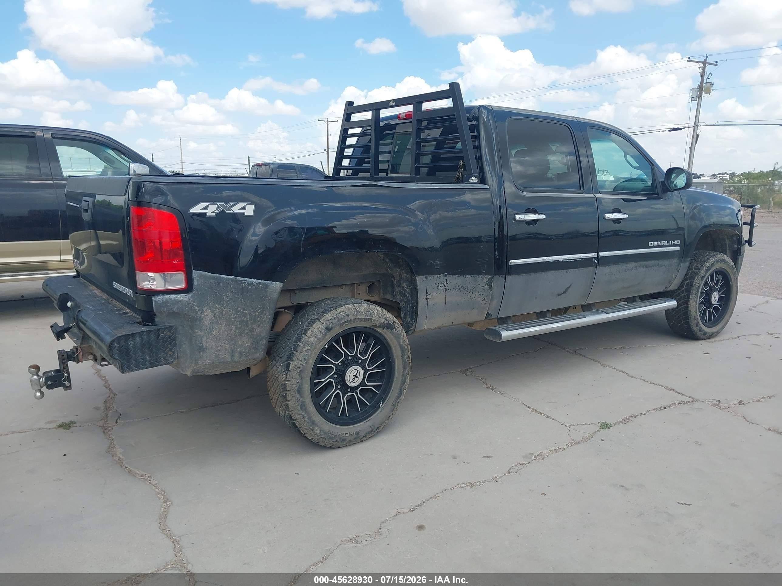 2012 Gmc Sierra 2500hd Denali Black vin: 1GT125EG3CF192050
