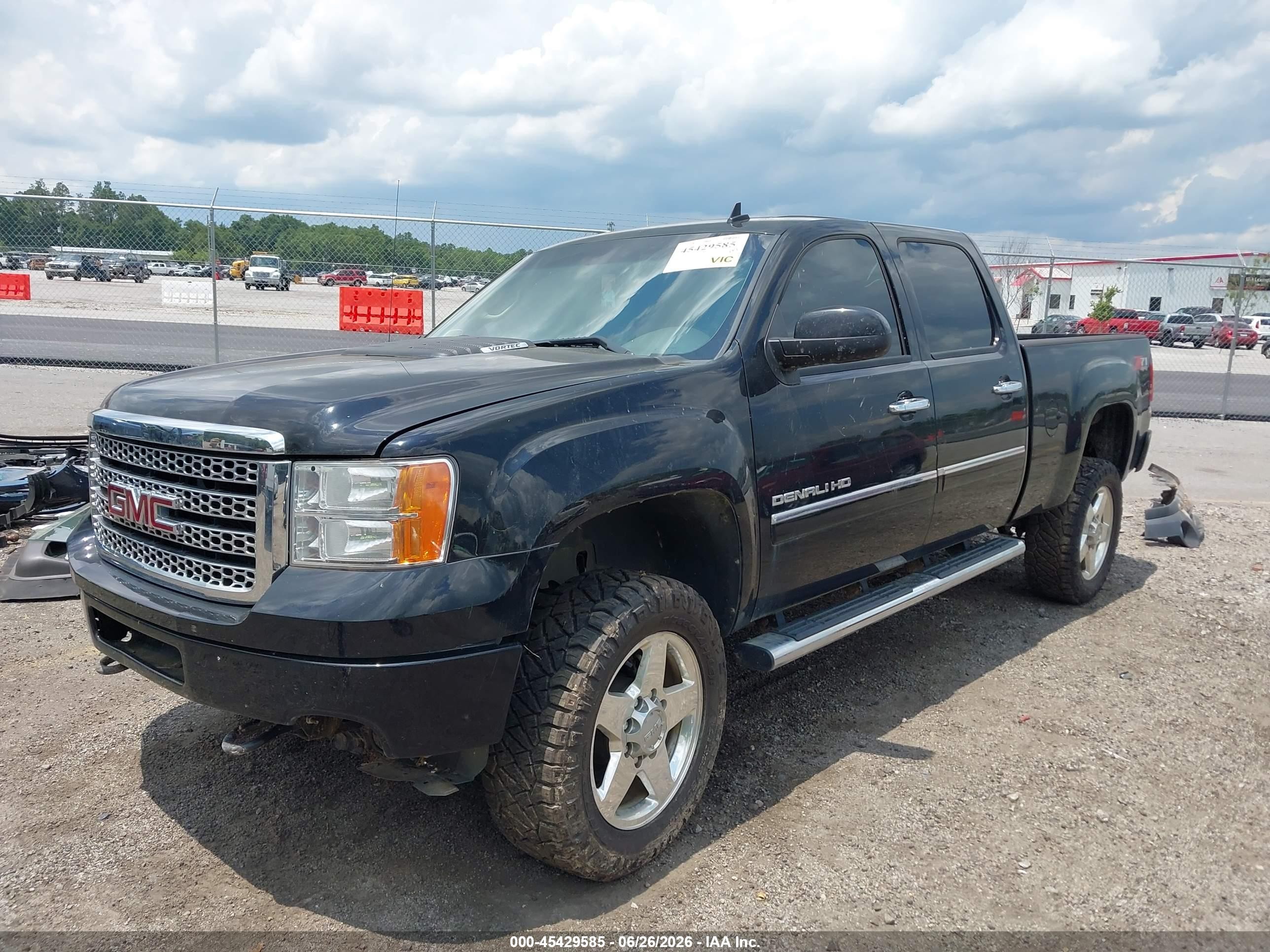 2013 Gmc Sierra 2500hd Denali Black vin: 1GT125EG7DF150787