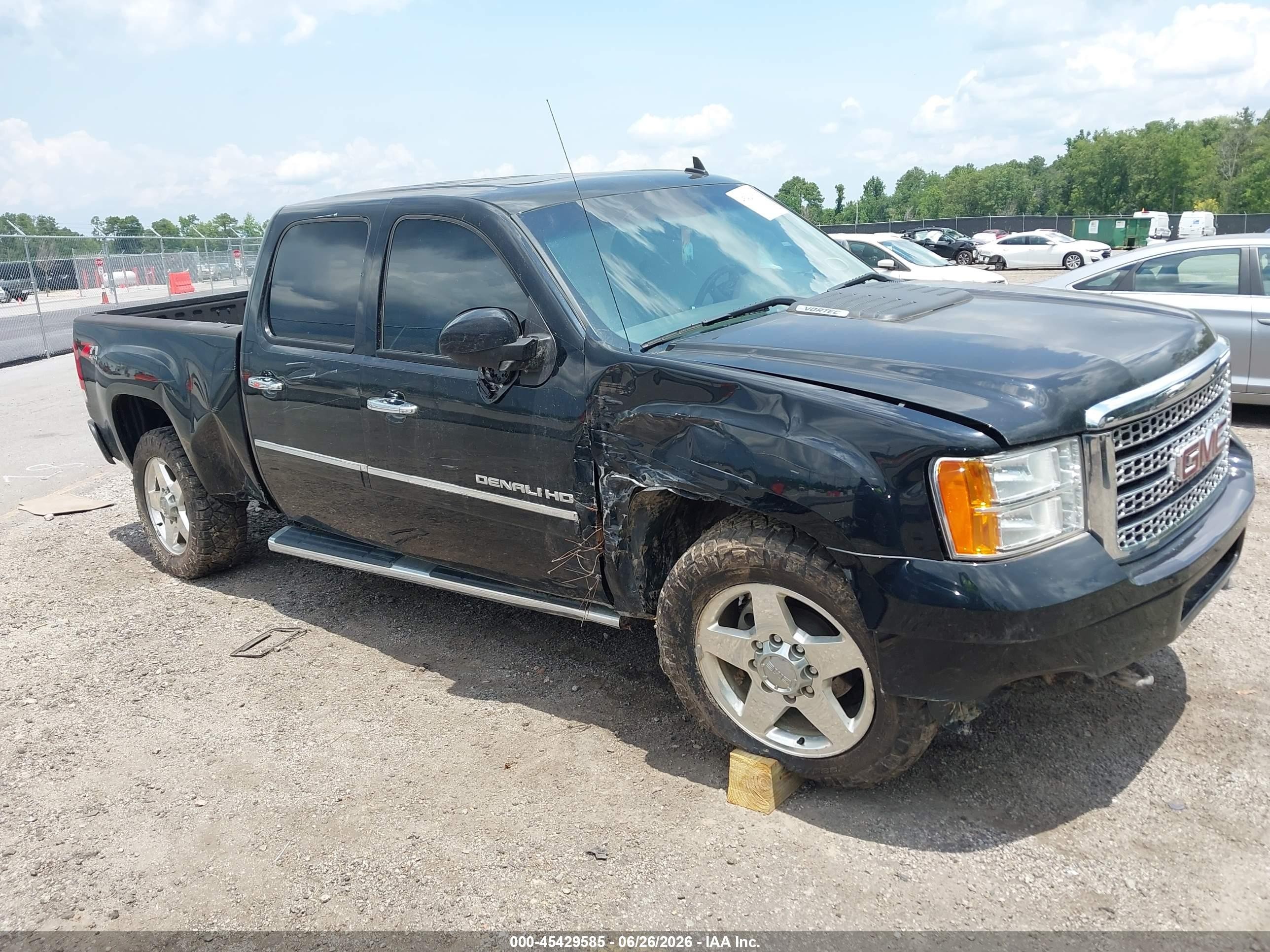 2013 Gmc Sierra 2500hd Denali Black vin: 1GT125EG7DF150787