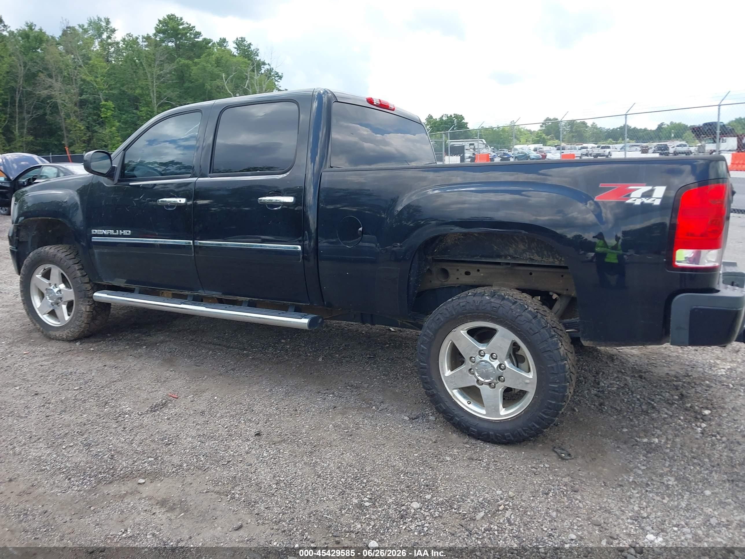 2013 Gmc Sierra 2500hd Denali Black vin: 1GT125EG7DF150787