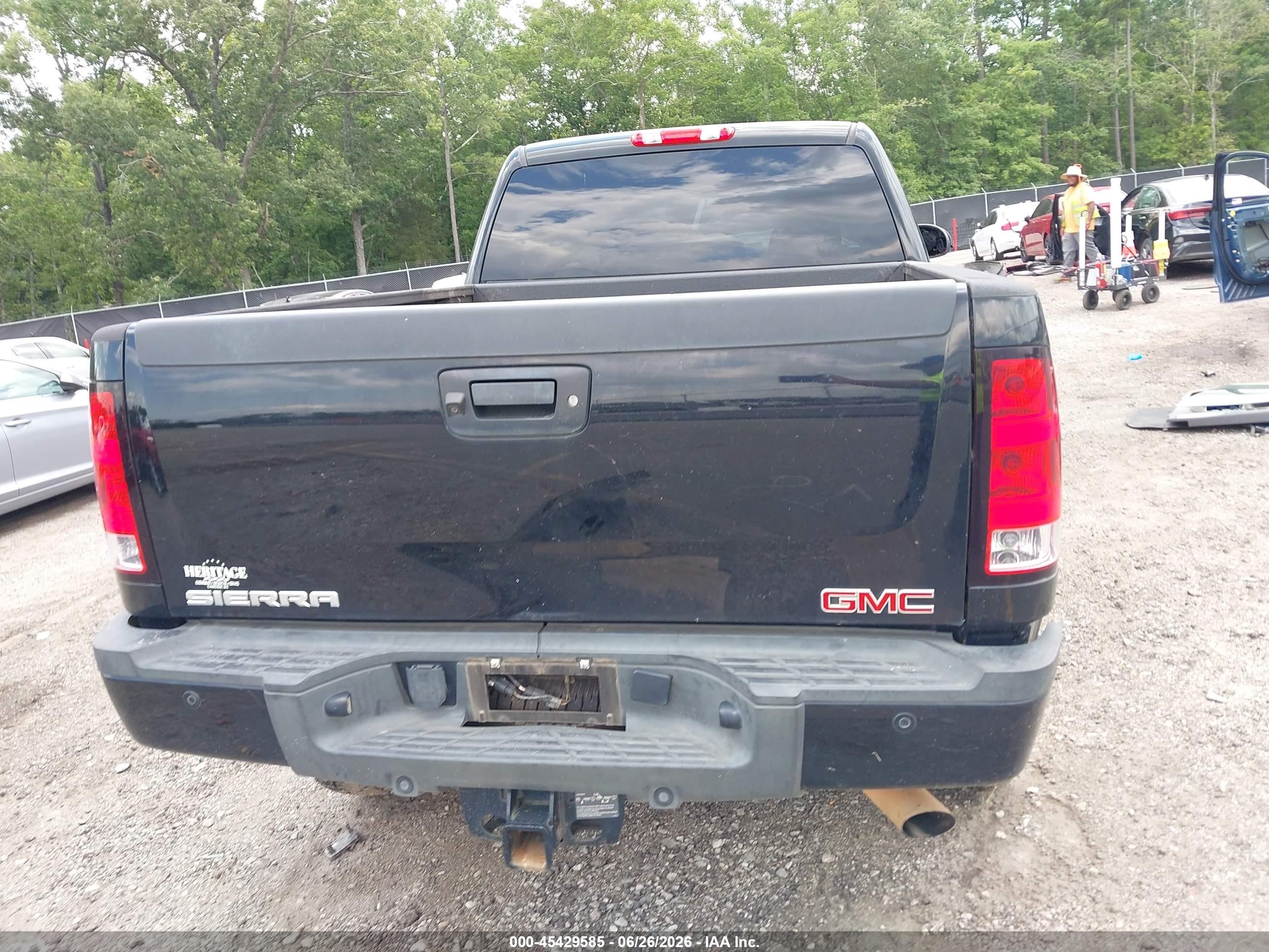 2013 Gmc Sierra 2500hd Denali Black vin: 1GT125EG7DF150787