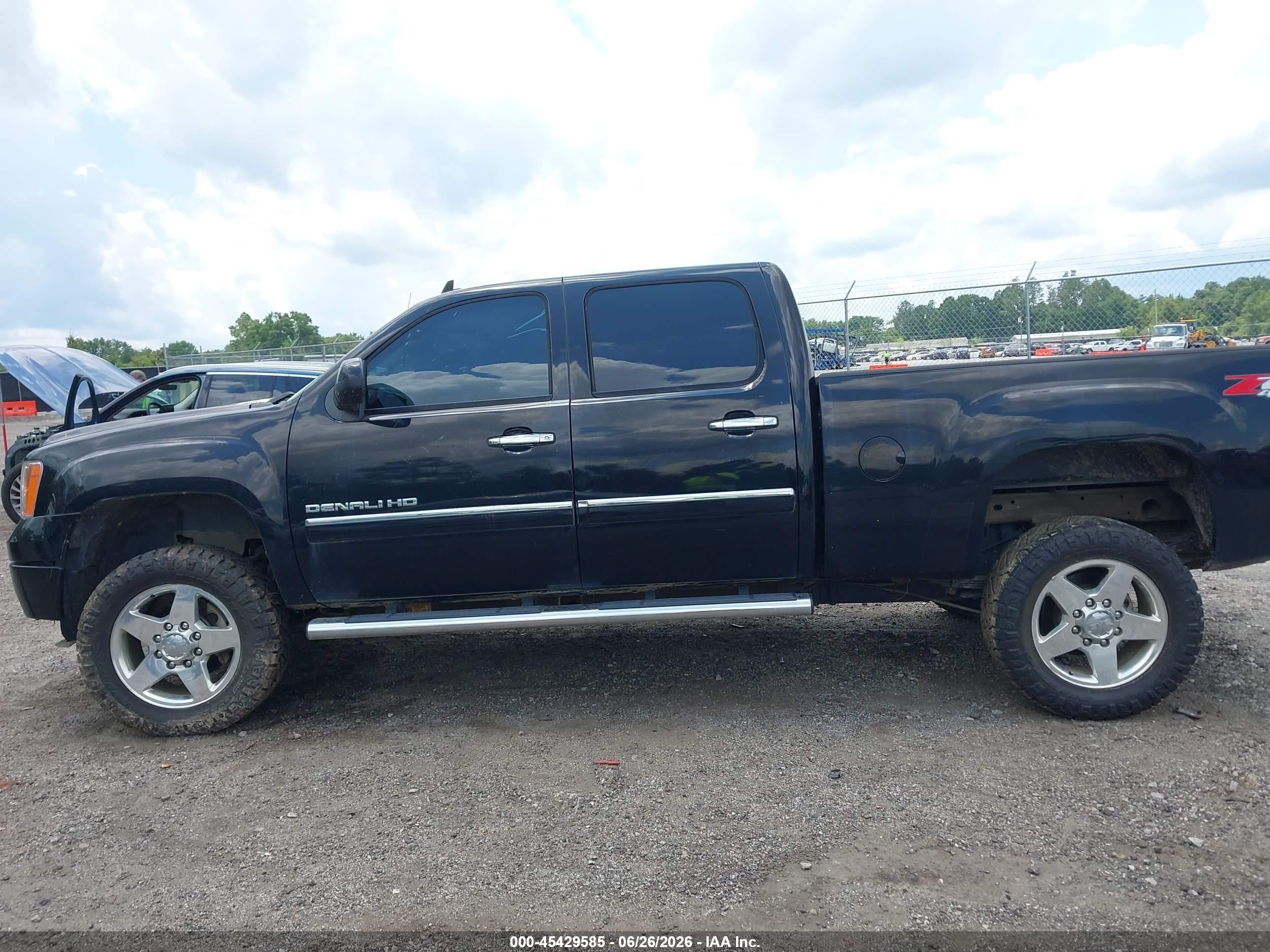 2013 Gmc Sierra 2500hd Denali Black vin: 1GT125EG7DF150787