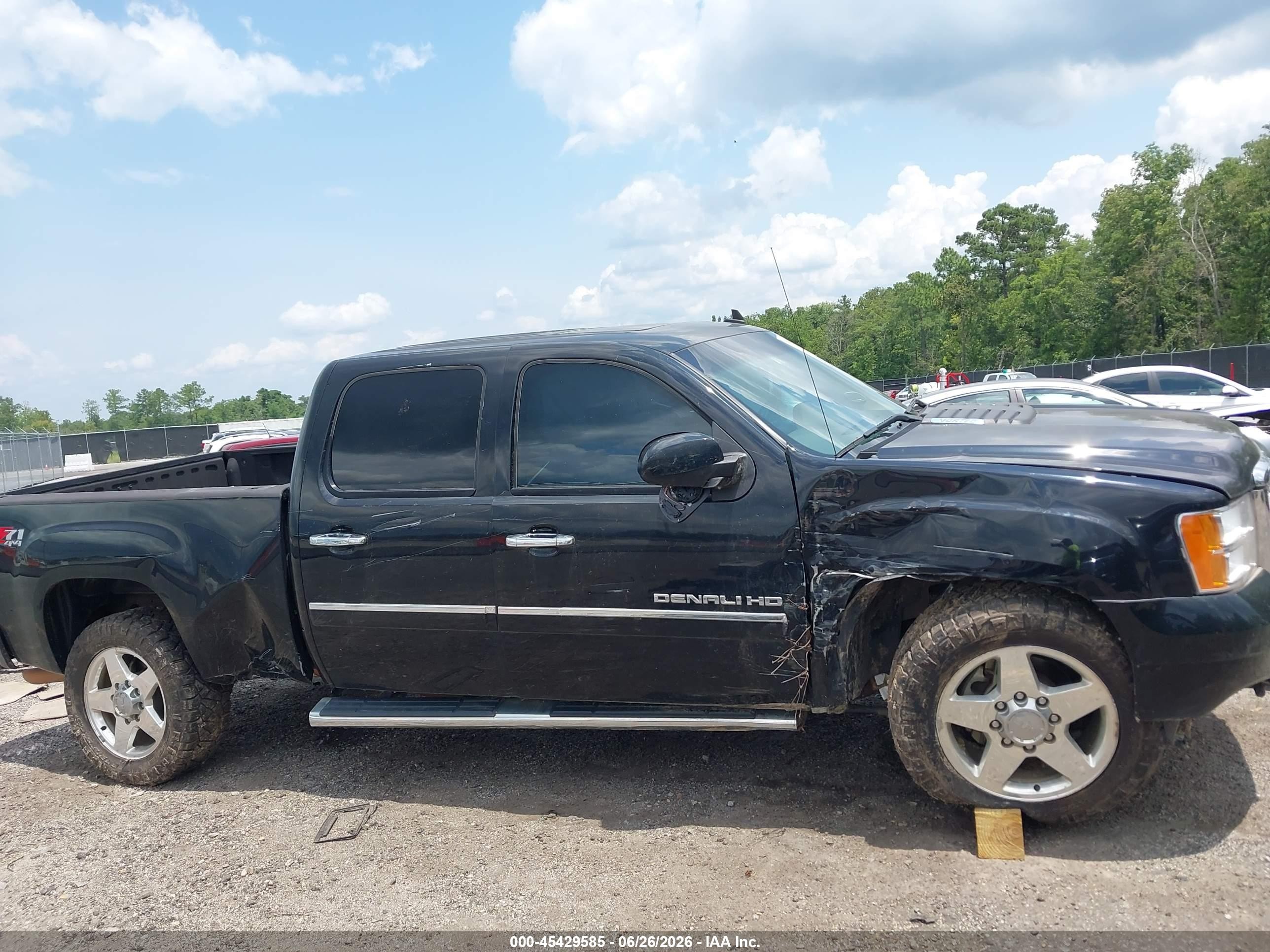 2013 Gmc Sierra 2500hd Denali Black vin: 1GT125EG7DF150787