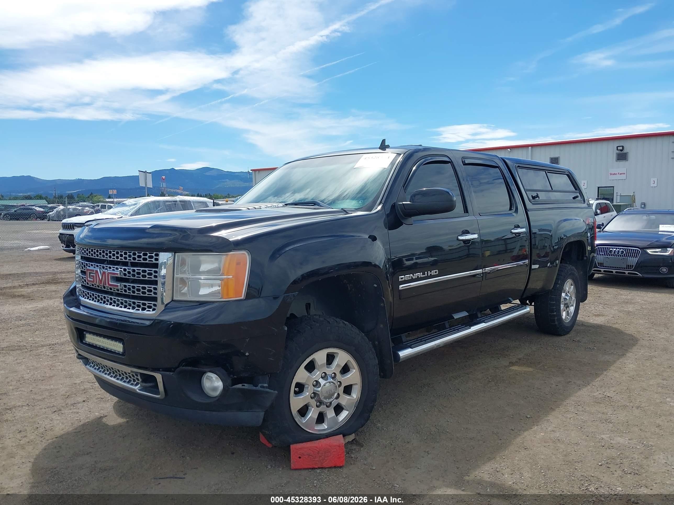 2012 Gmc Sierra 2500hd Denali Черный vin: 1GT125EGXCF173270