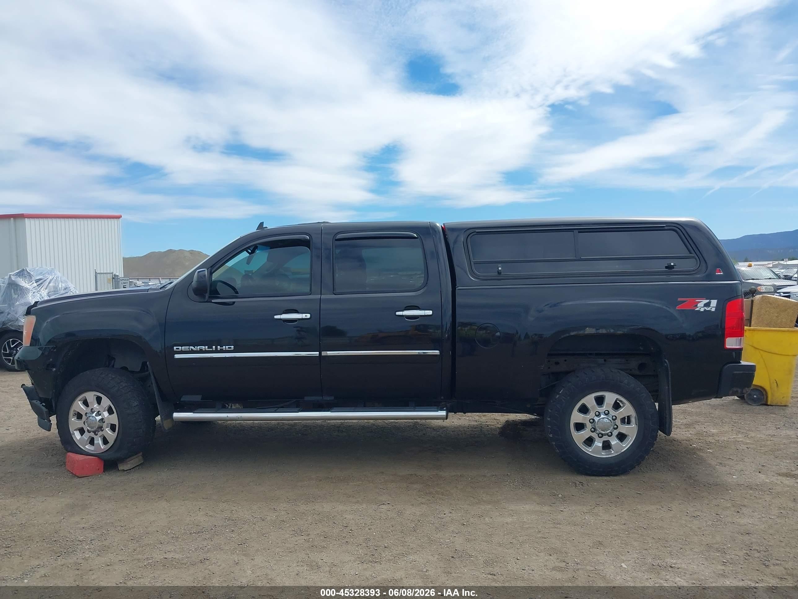 2012 Gmc Sierra 2500hd Denali Черный vin: 1GT125EGXCF173270