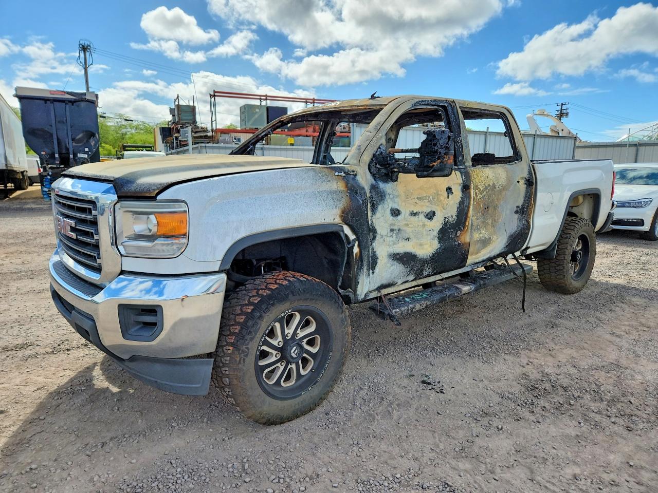 2016 Gmc Sierra K2500 Heavy Duty White vin: 1GT12RE89GF212873