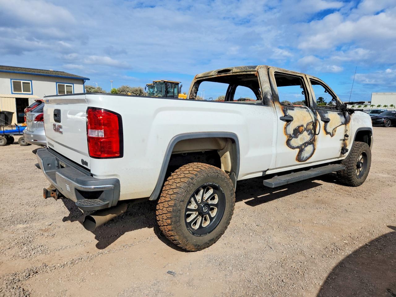 2016 Gmc Sierra K2500 Heavy Duty White vin: 1GT12RE89GF212873