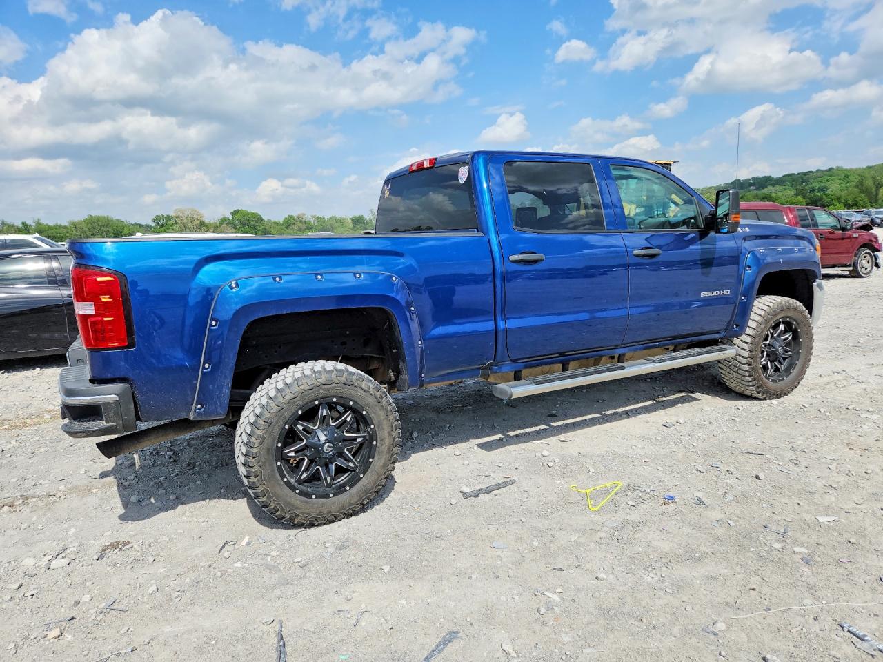 2017 Gmc Sierra K2500 Heavy Duty Blue vin: 1GT12REG0HF171347