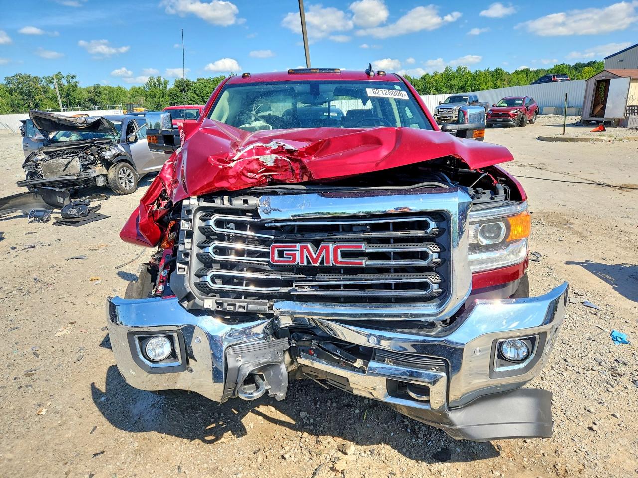 2019 Gmc Sierra K2500 Slt Burgundy vin: 1GT12REGXKF270099