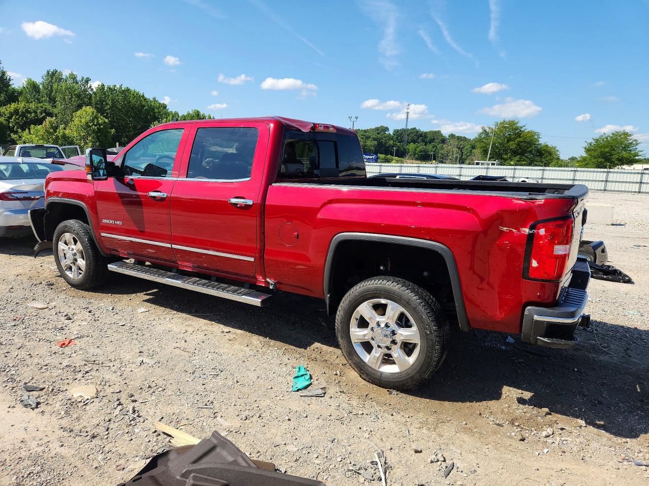 2019 Gmc Sierra K2500 Slt Burgundy vin: 1GT12REGXKF270099