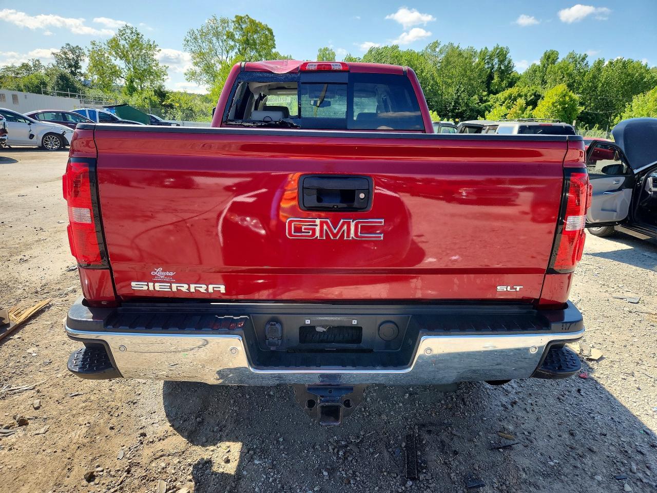 2019 Gmc Sierra K2500 Slt Burgundy vin: 1GT12REGXKF270099