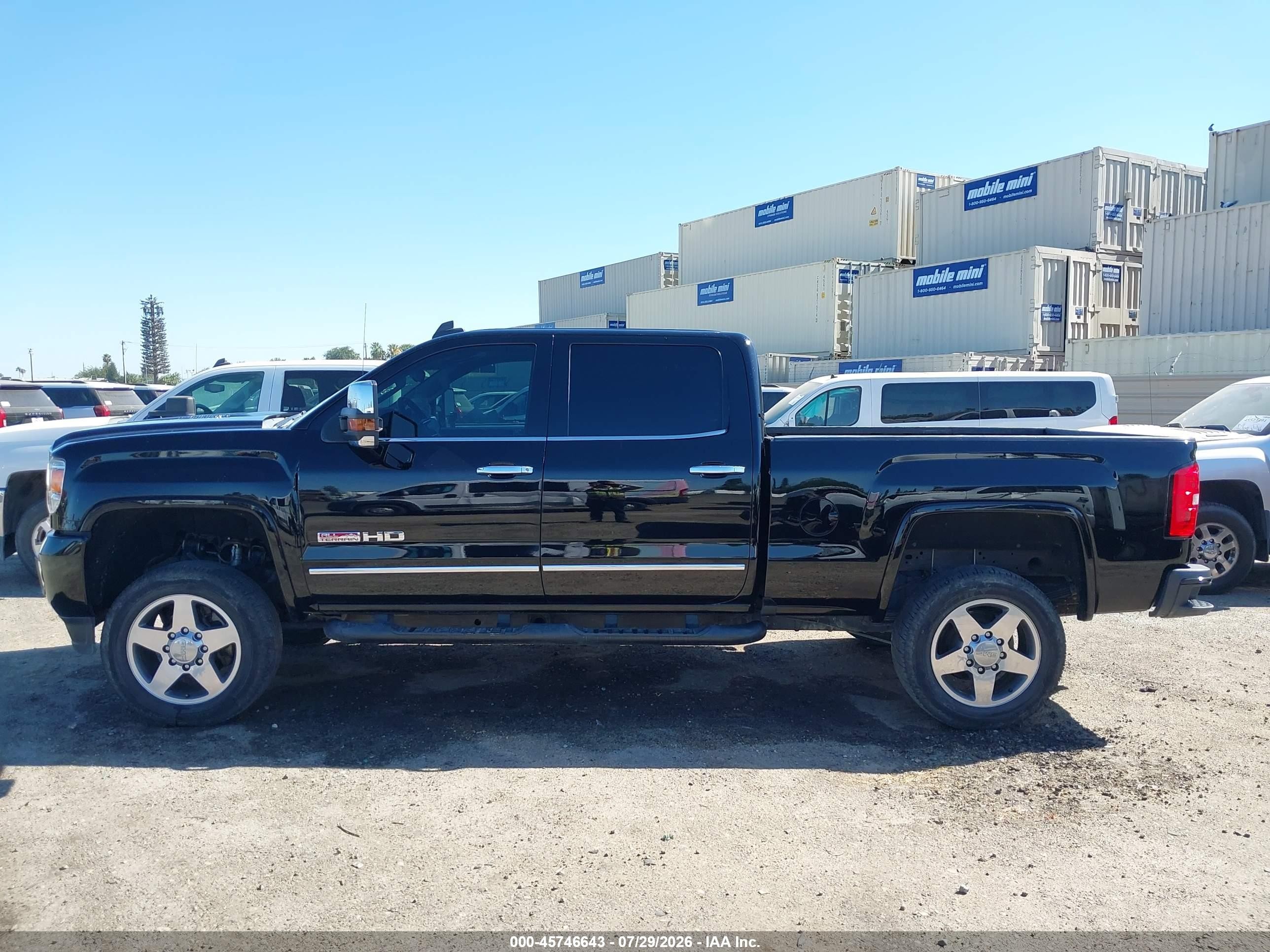 2016 Gmc Sierra 2500hd Slt Черный vin: 1GT12TE88GF181001