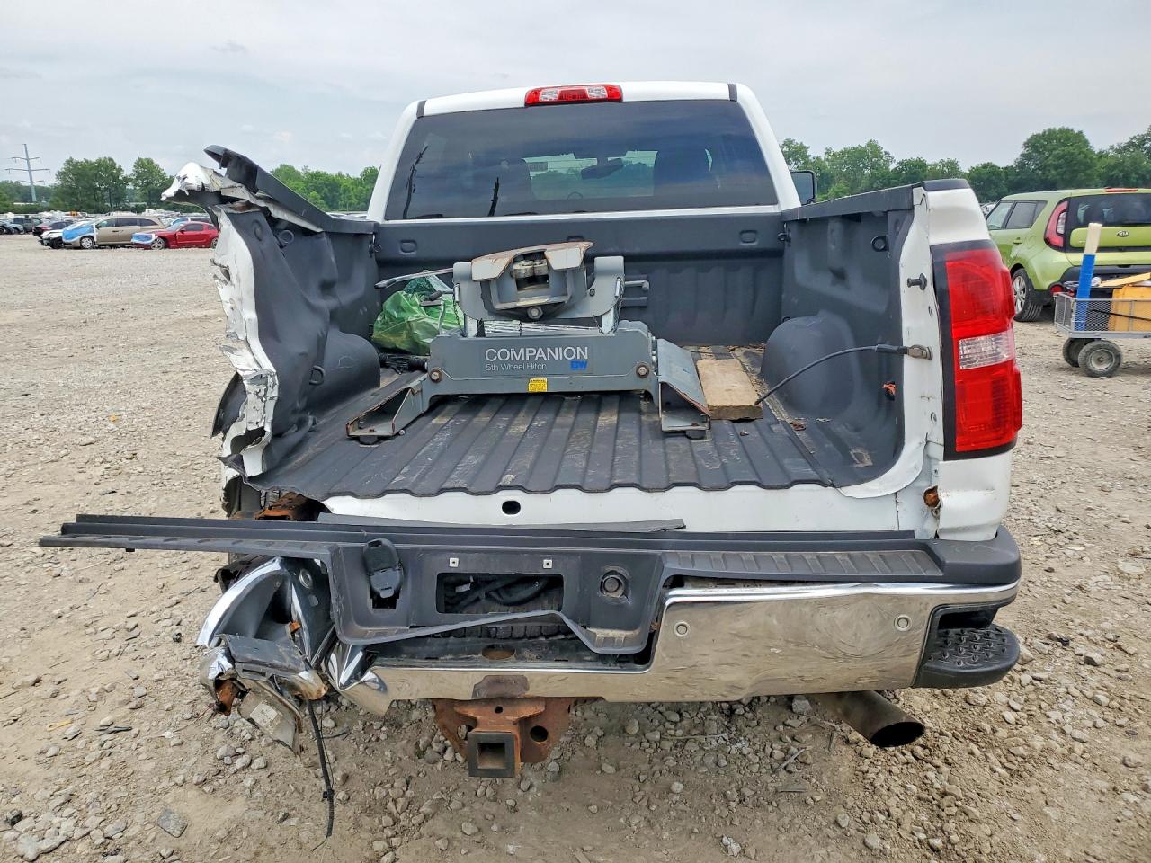 2016 Gmc Sierra K2500 Slt White vin: 1GT12TEG8GF253368