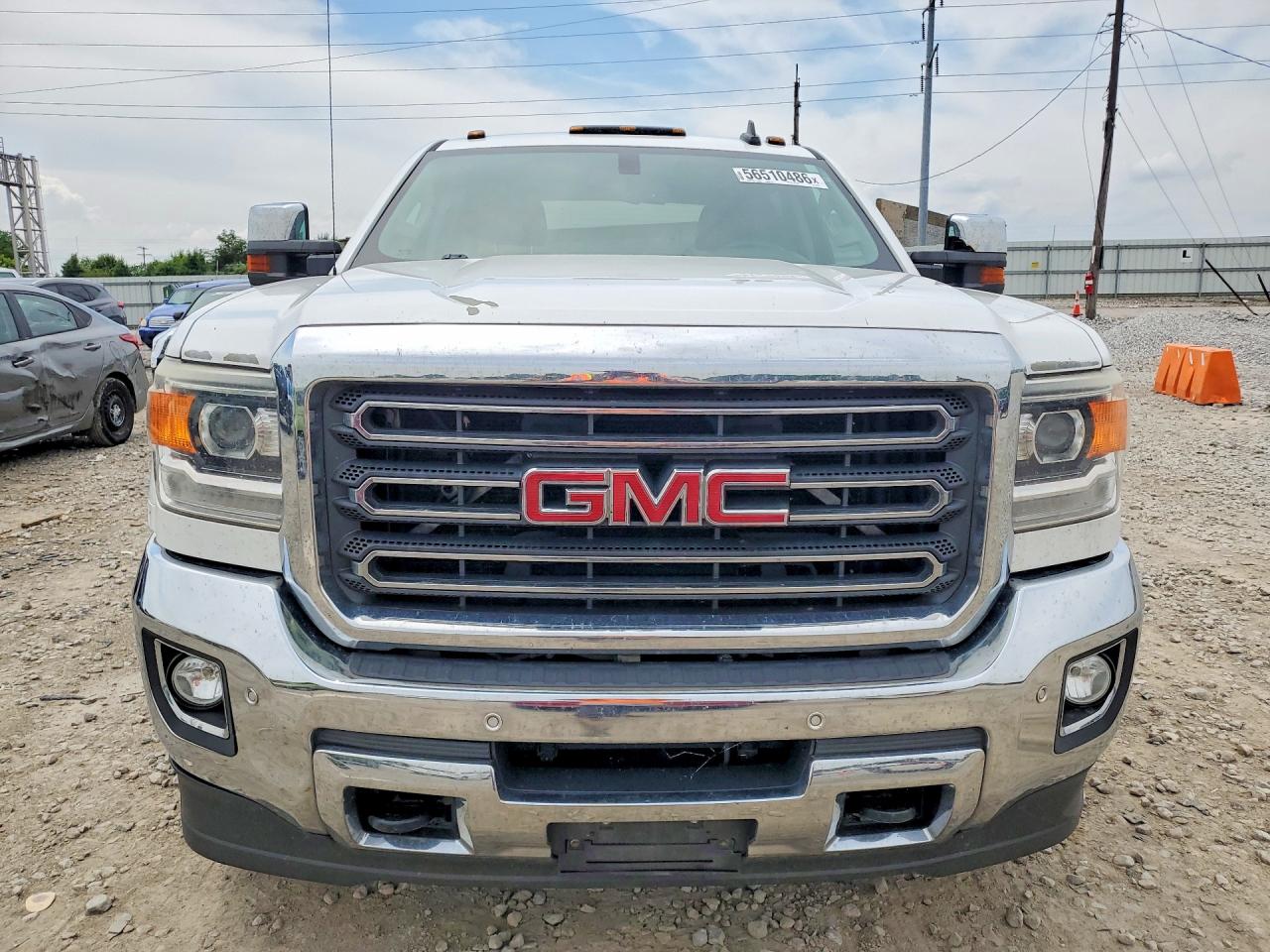 2016 Gmc Sierra K2500 Slt White vin: 1GT12TEG8GF253368