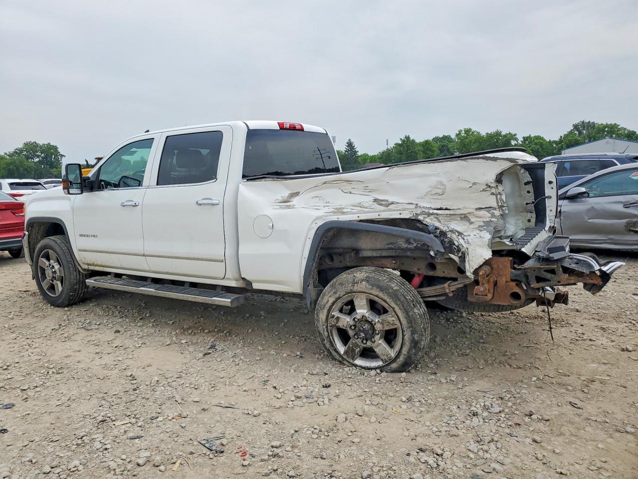 2016 Gmc Sierra K2500 Slt White vin: 1GT12TEG8GF253368