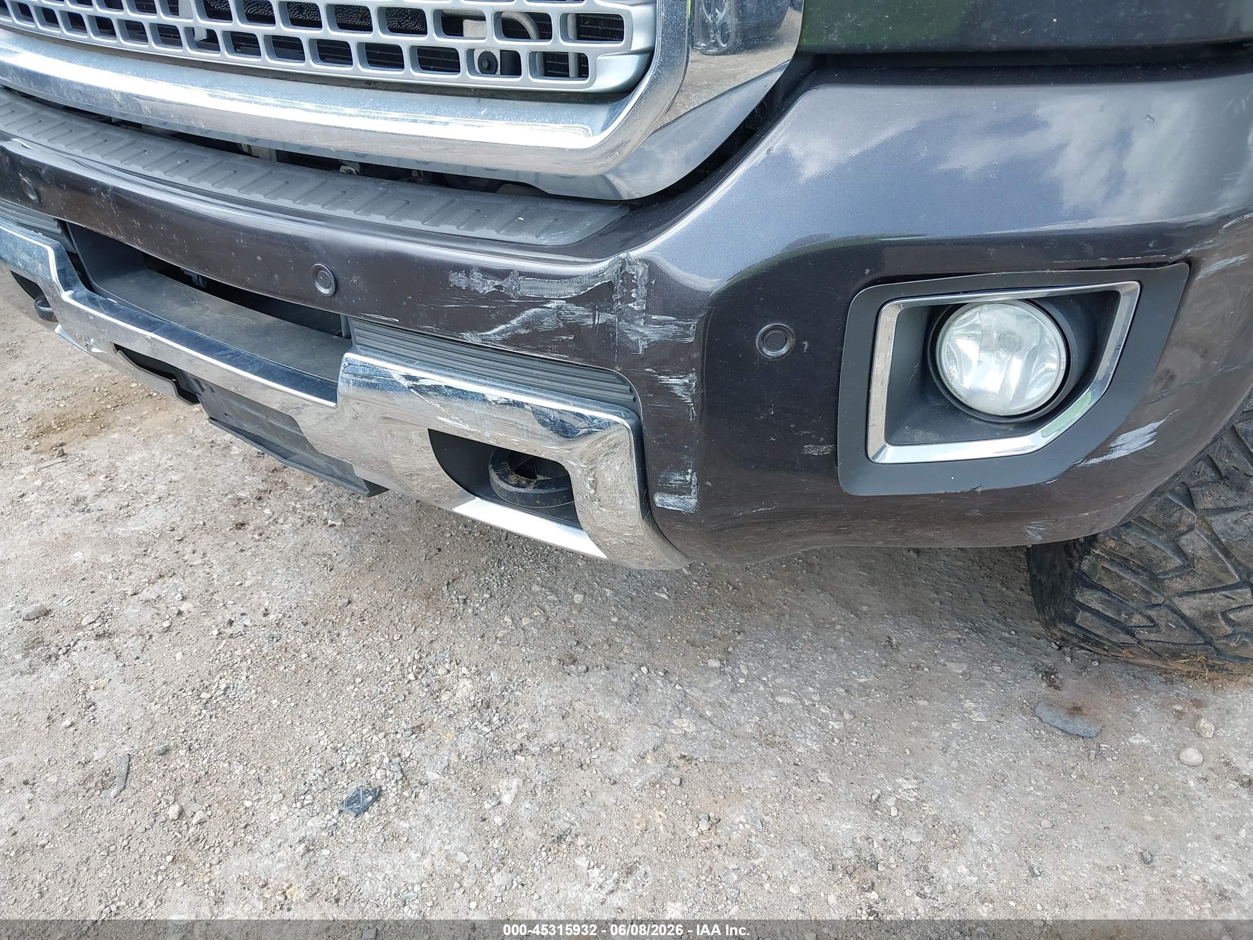 2016 Gmc Sierra 2500hd Denali Черный vin: 1GT12UE85GF190809