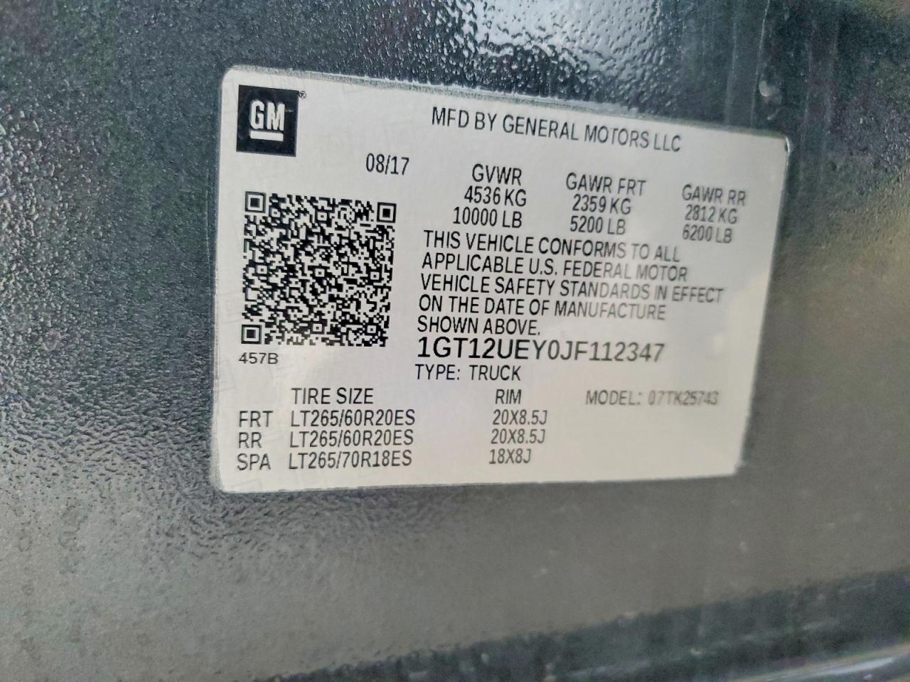 2018 Gmc Sierra K2500 Denali Green vin: 1GT12UEY0JF112347