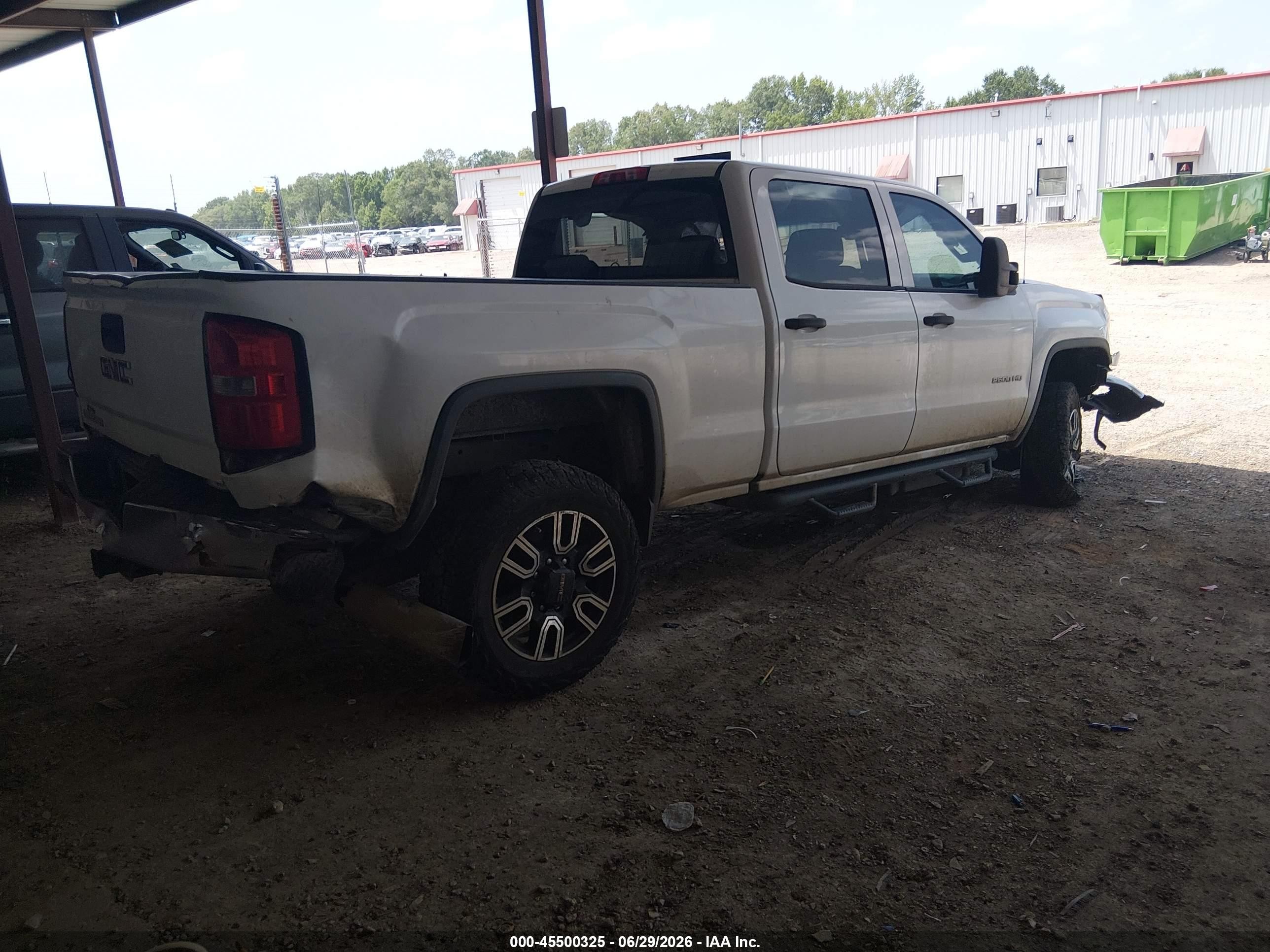 2015 Gmc Sierra 2500hd White vin: 1GT12XE82FF104579